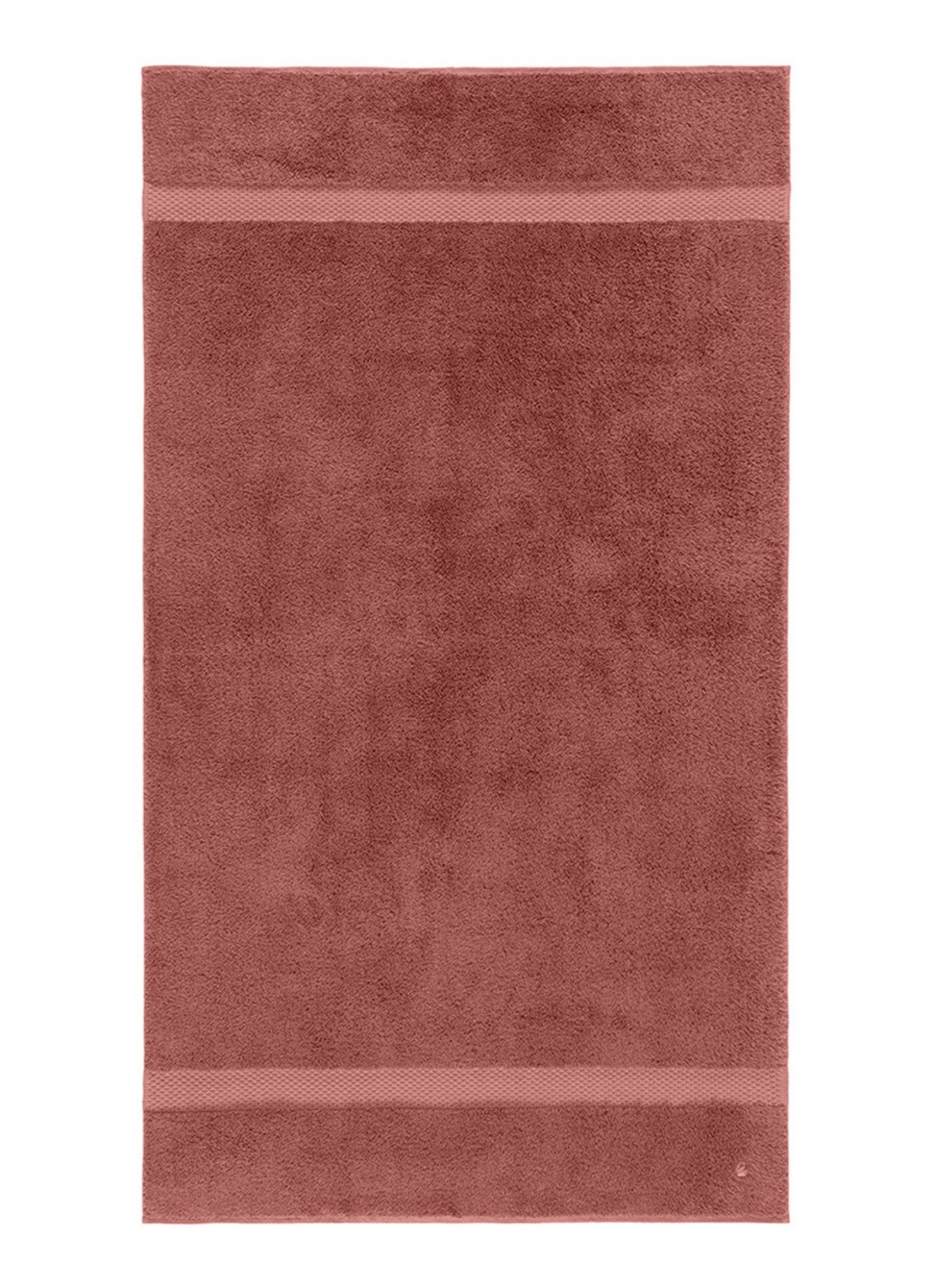 Yves Delorme Etoile badlaken - 700 gr/m2 - 92 x 160 cm - voorkant 3 oudroze