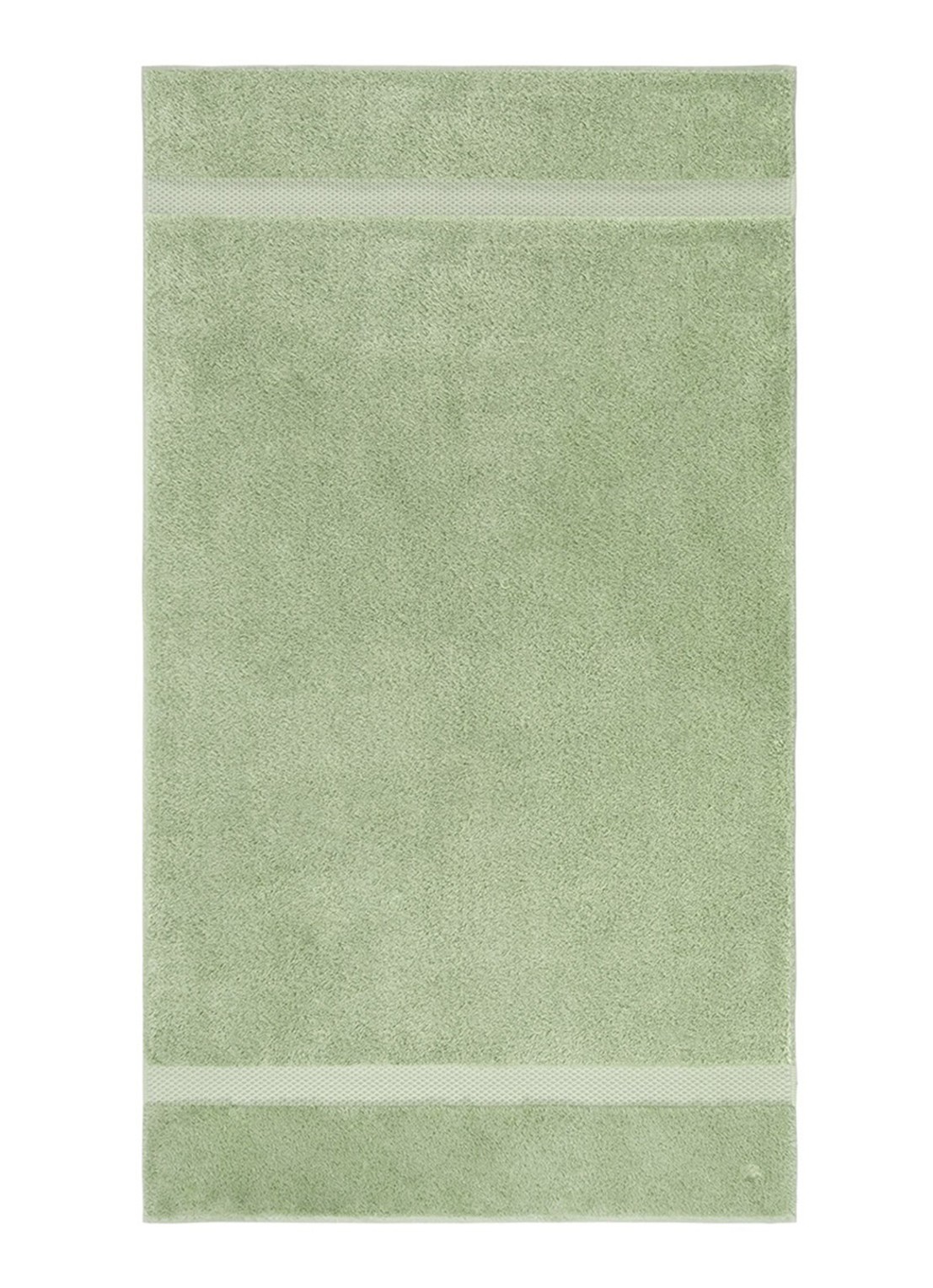 Yves Delorme Etoile badlaken - 700 gr/m2 - 92 x 160 cm - voorkant 3 lindegroen