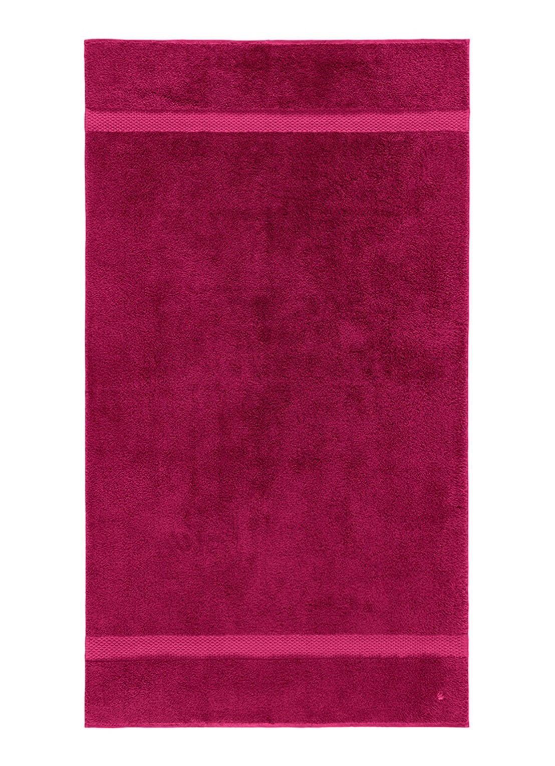 Yves Delorme Etoile badlaken - 700 gr/m2 - 92 x 160 cm - voorkant fuchsia