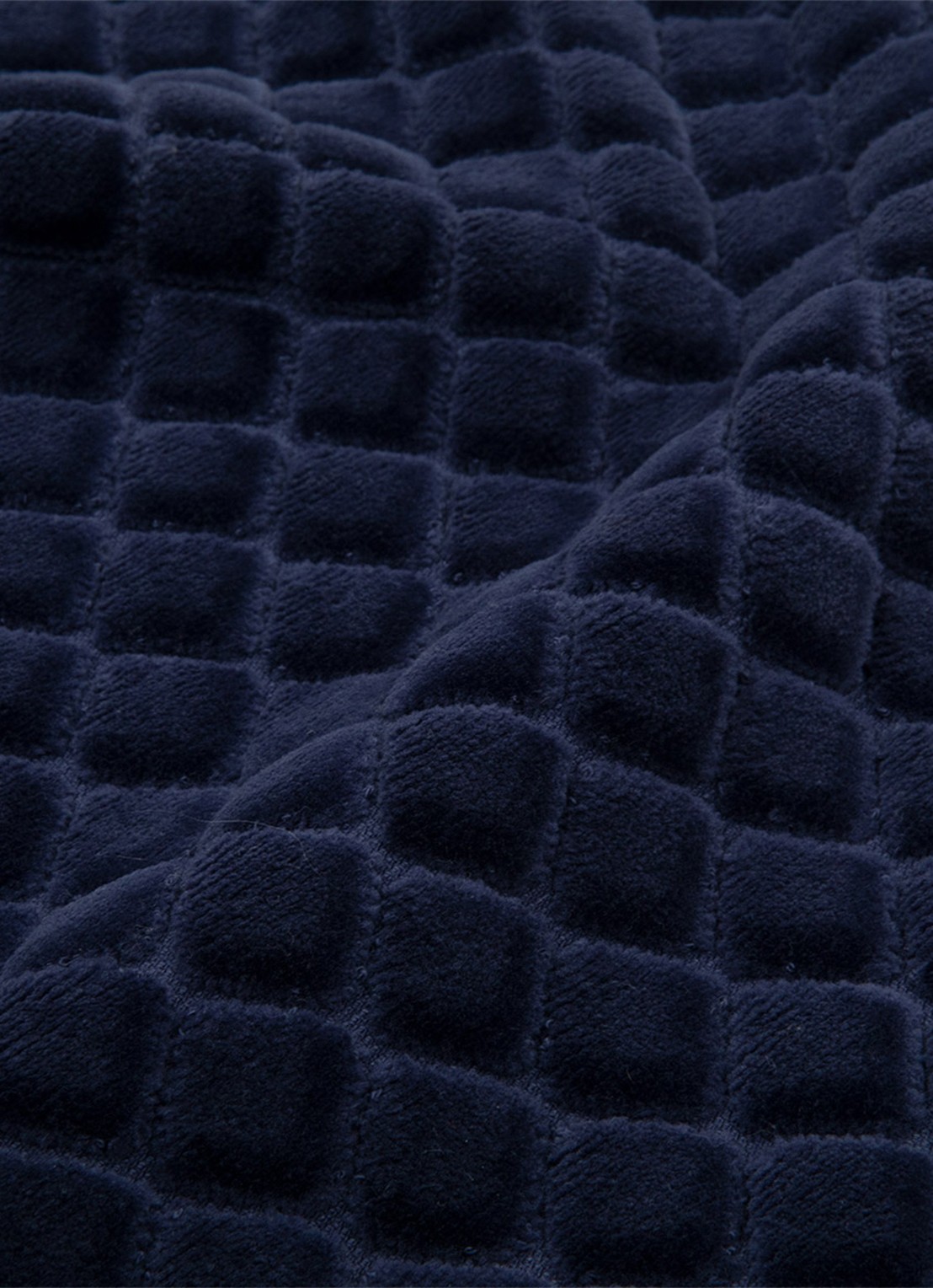 Yves Delorme Etoile badmat 55 x 90 cm - achterkant blauw