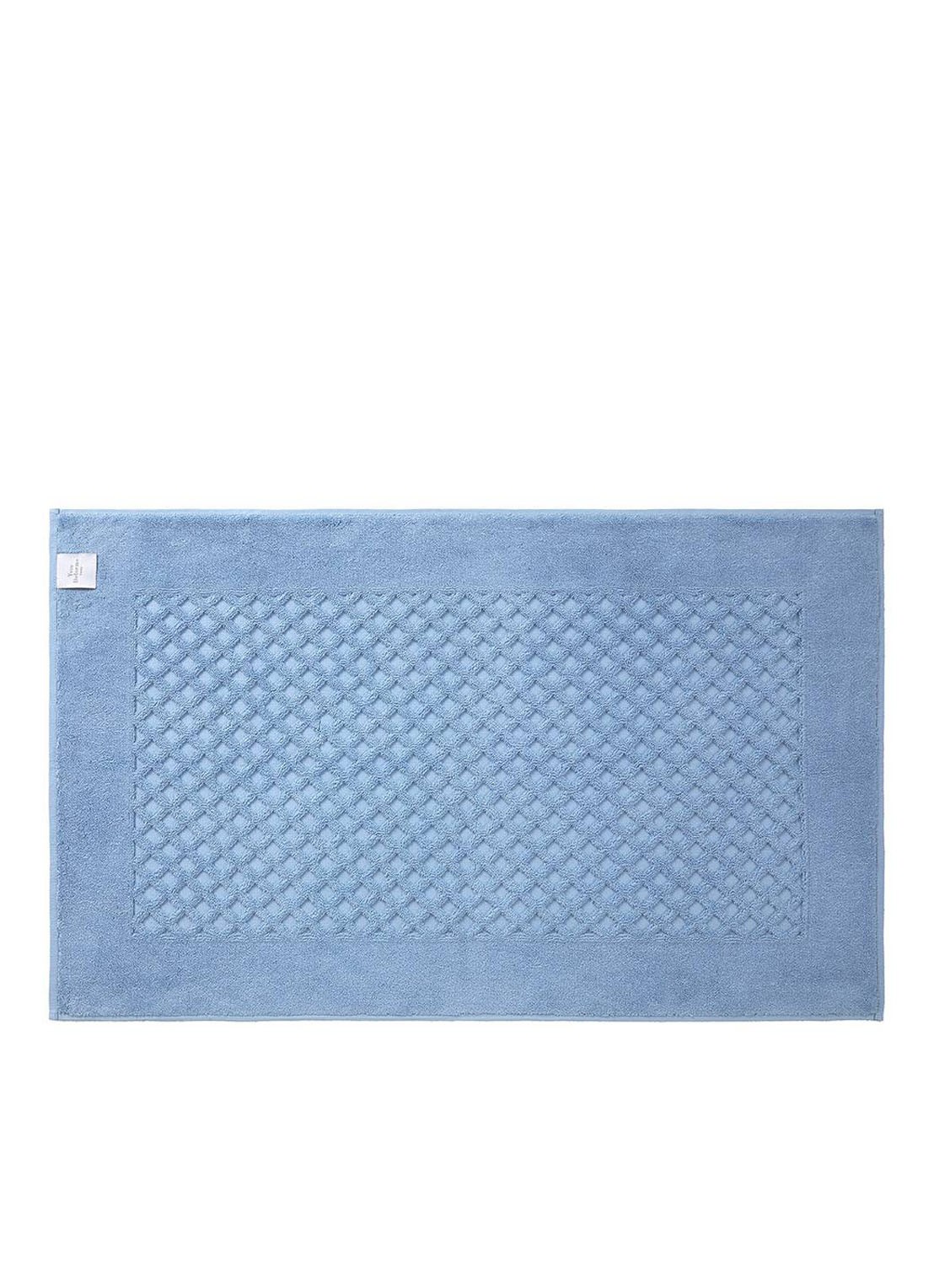 Yves Delorme Etoile badmat 55 x 90 cm - achterkant 3 blauw