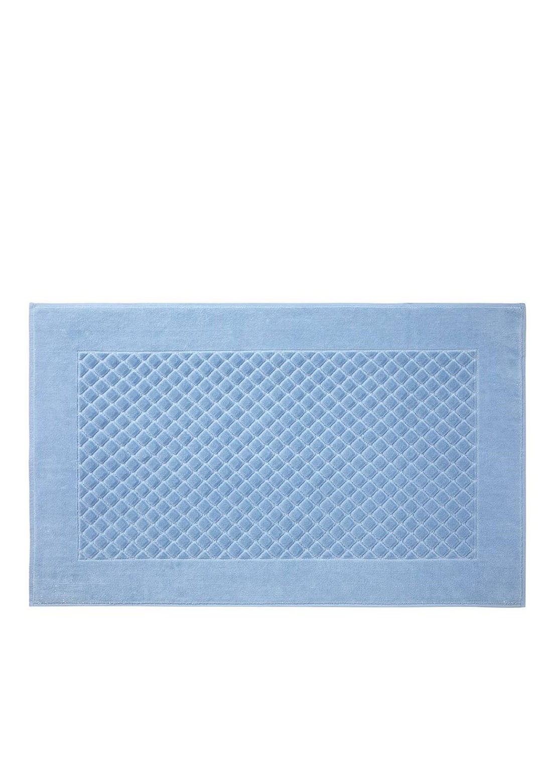 Yves Delorme Etoile badmat 55 x 90 cm - voorkant blauw
