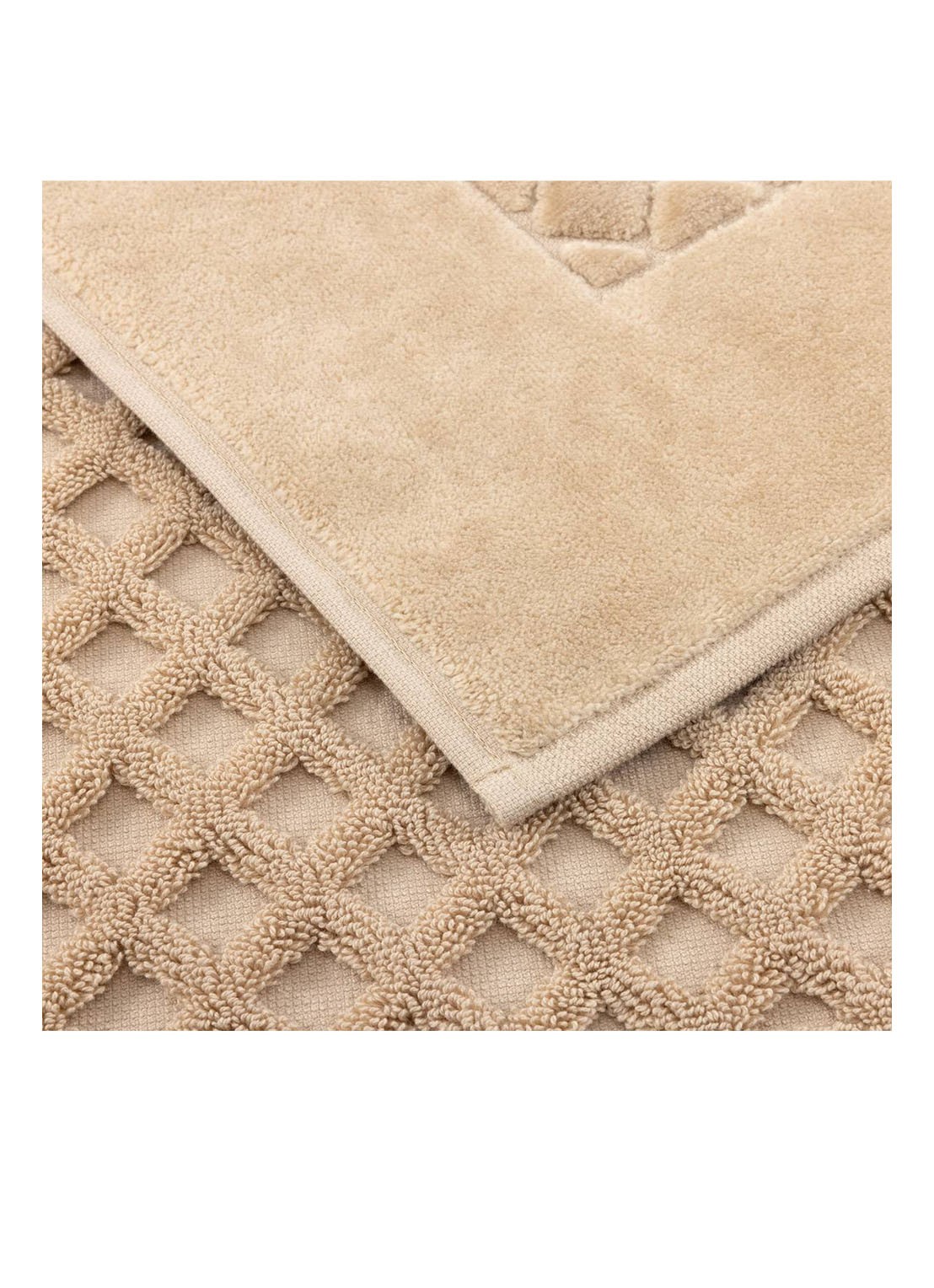 Yves Delorme Etoile badmat 55 x 90 cm - detail 4 beige