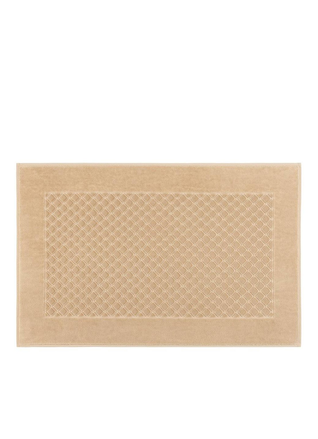 Yves Delorme Etoile badmat 55 x 90 cm - voorkant beige