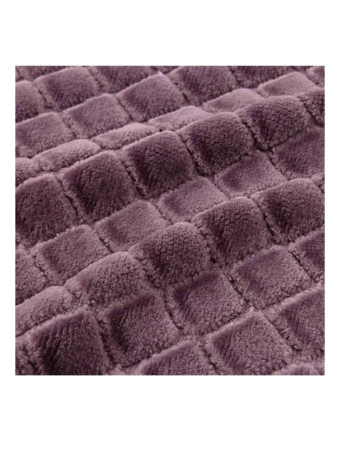 Yves Delorme Etoile badmat 55 x 90 cm - achterkant 4 paars