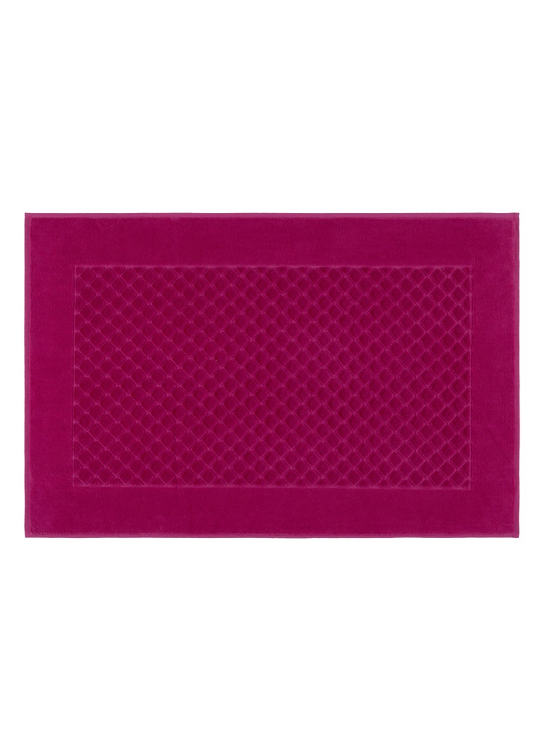 Yves Delorme Etoile badmat 55 x 90 cm - voorkant fuchsia