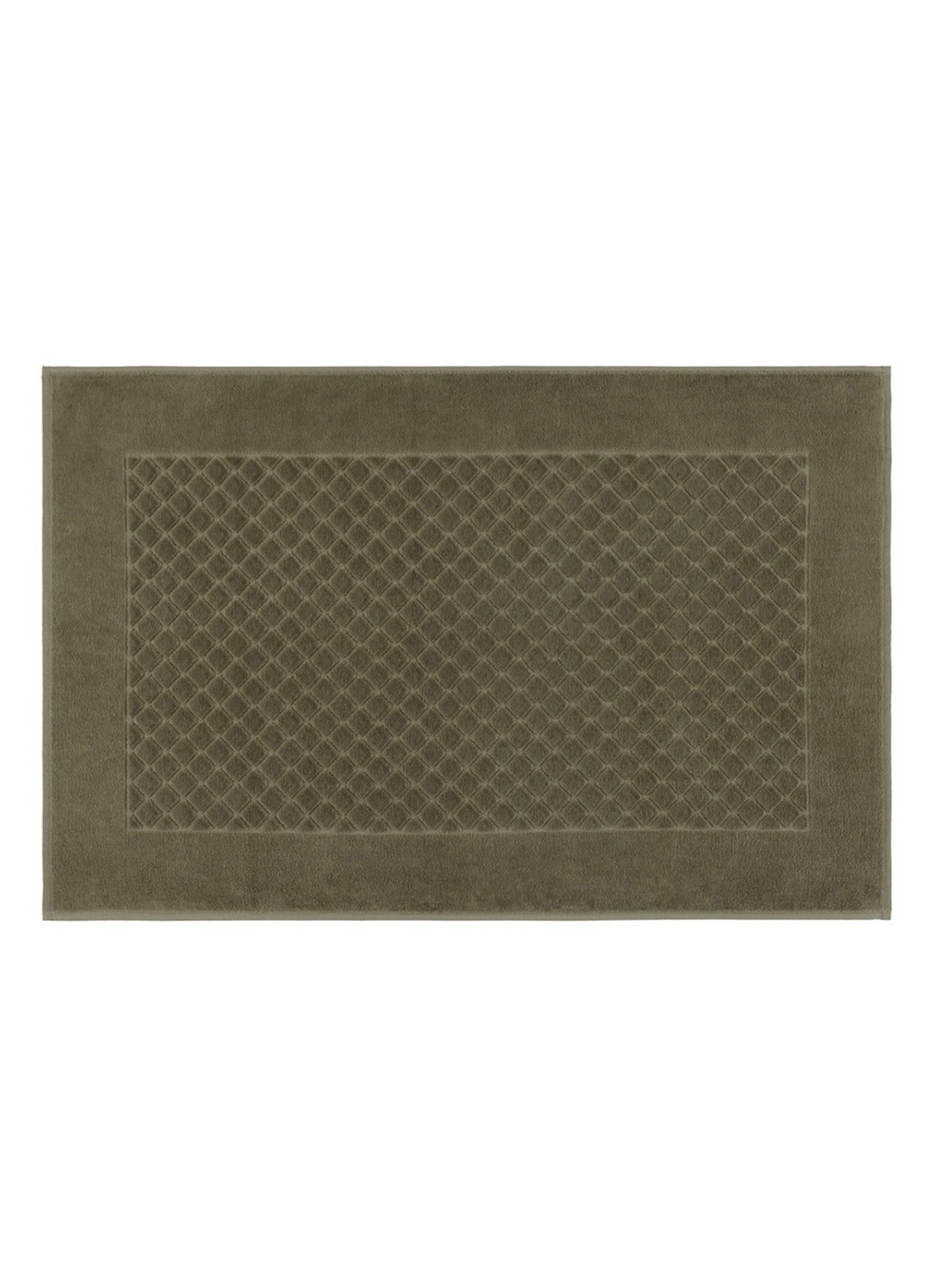 Yves Delorme Etoile badmat 55 x 90 cm - voorkant 2 khaki