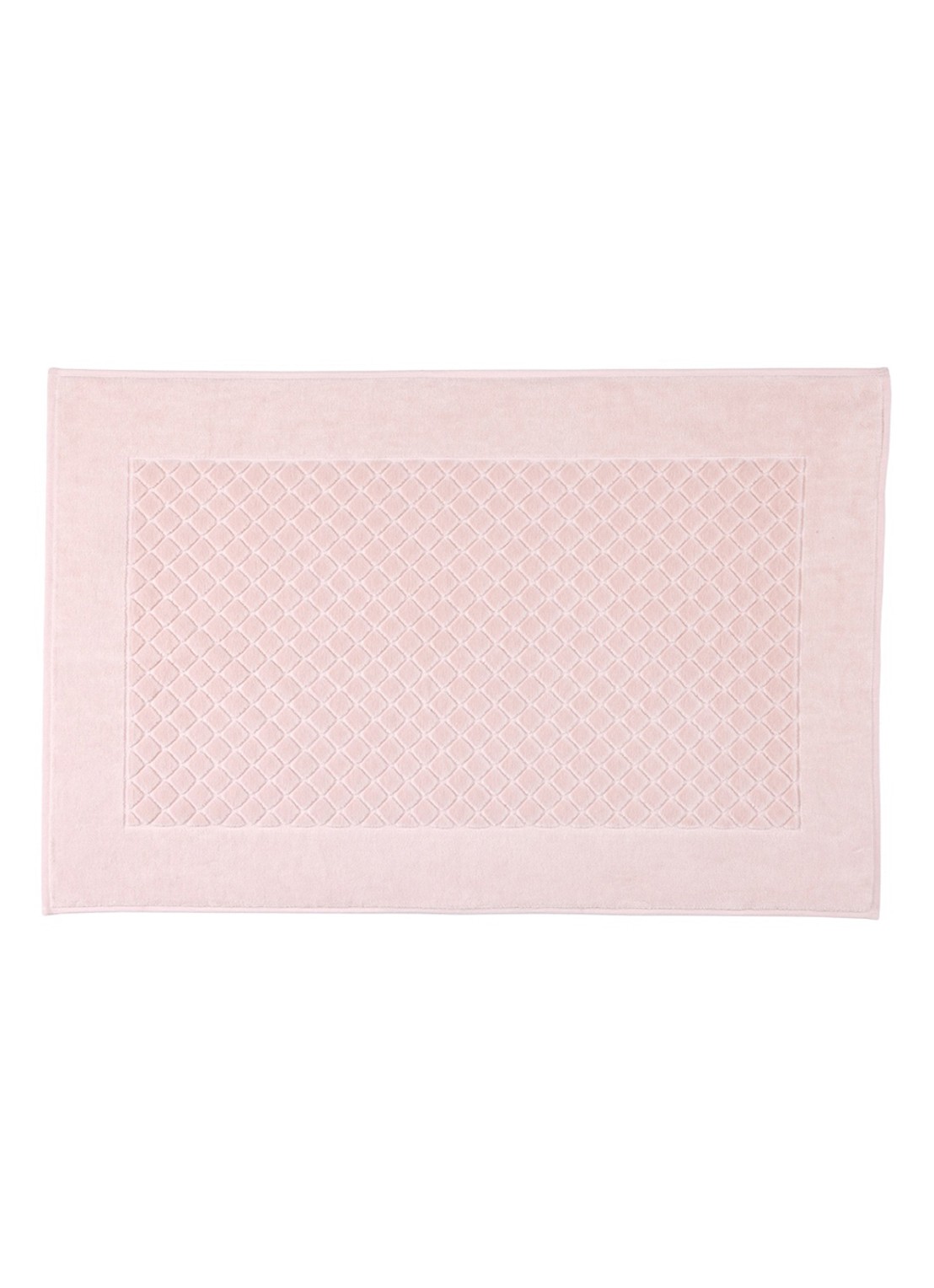 Yves Delorme Etoile badmat 55 x 90 cm - voorkant lichtroze