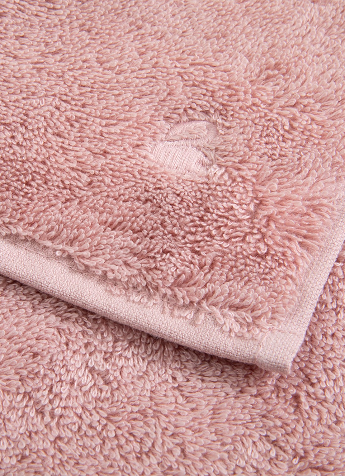 Yves Delorme Etoile gastendoek - 700 g/m² - 33 x 33 cm - voorkant 4 roze