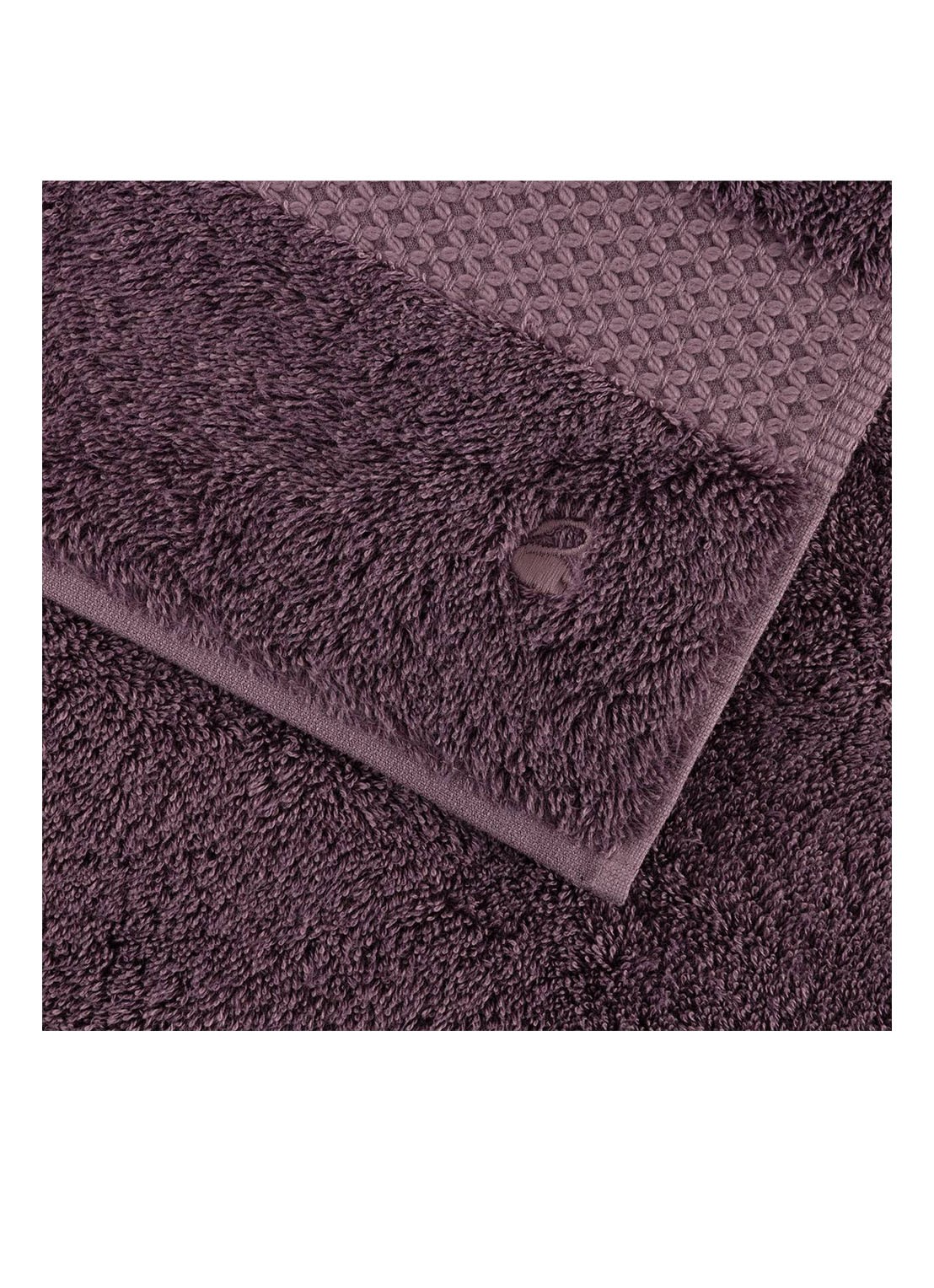 Yves Delorme Etoile gastendoek - 700 g/m² - 33 x 33 cm - achterkant 5 paars