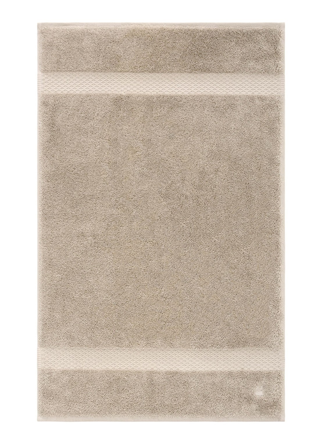 Yves Delorme Etoile gastendoek - 700 gr/m2 - 45 x 70 cm - voorkant taupe