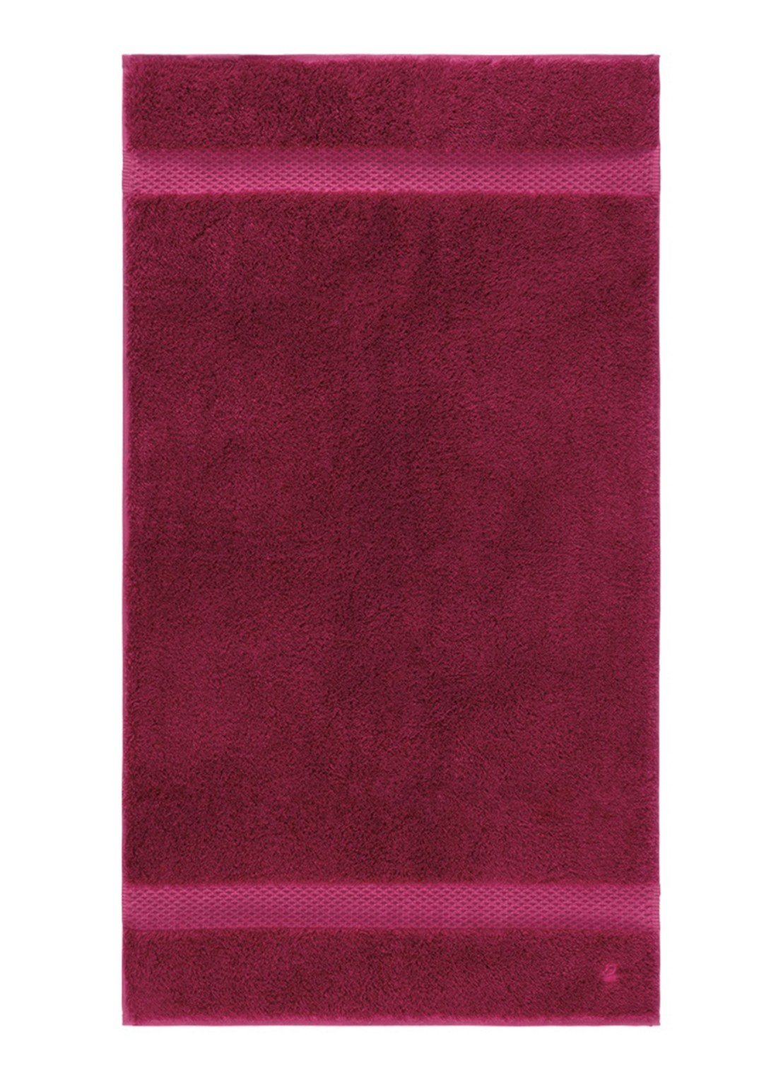 Yves Delorme Etoile gastendoek - 700 gr/m2 - 45 x 70 cm - voorkant 3 fuchsia