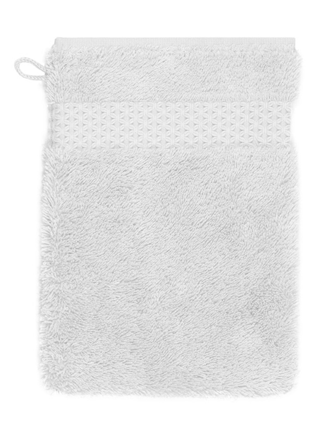Yves Delorme Etoile washand - 700 gr/m2 - 16 x 22 cm - voorkant lichtgrijs
