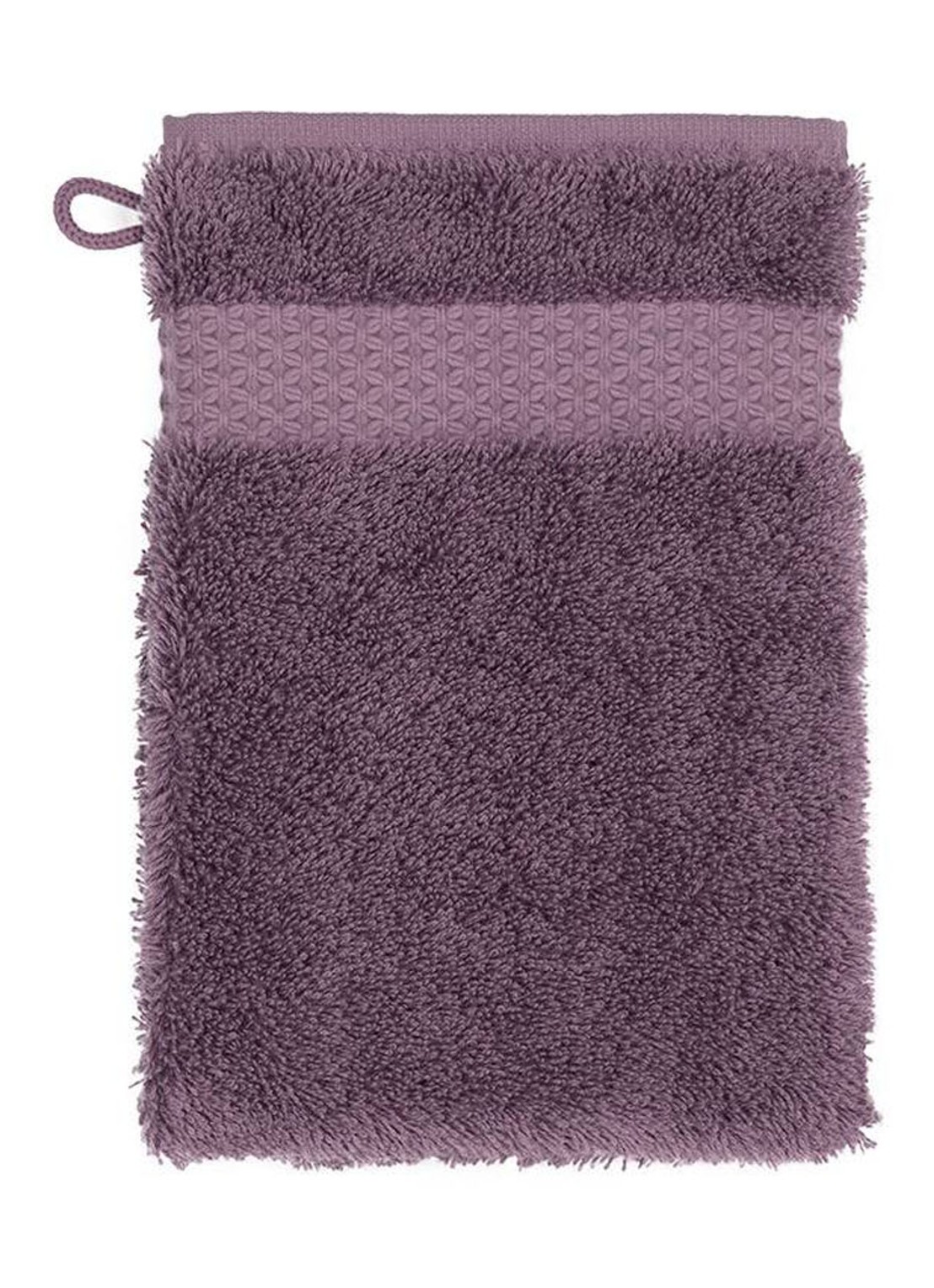 Yves Delorme Etoile washand - 700 gr/m2 - 16 x 22 cm - voorkant paars