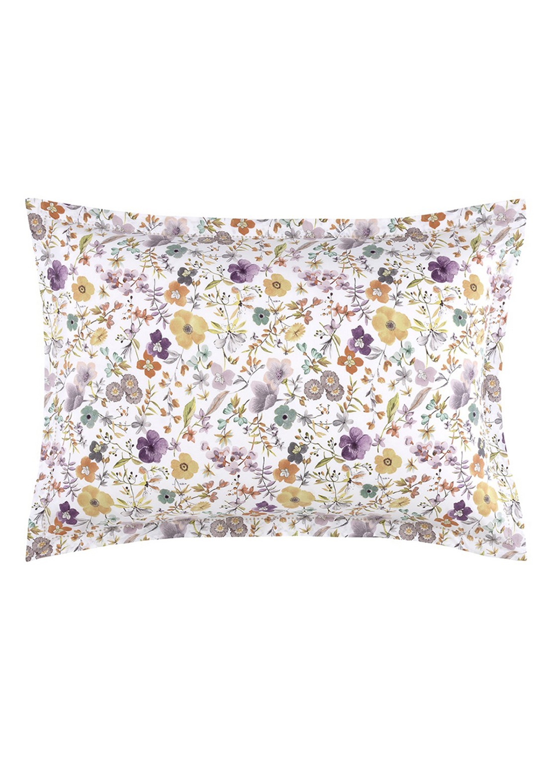 Yves Delorme Fleurs kussensloop - voorkant 2 wit
