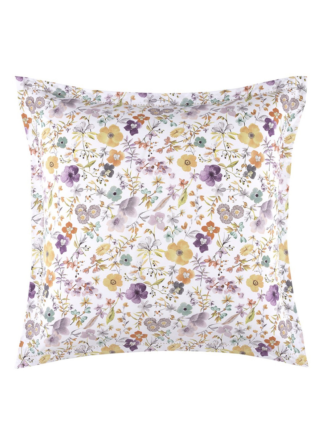 Yves Delorme Fleurs kussensloop - voorkant 3 wit