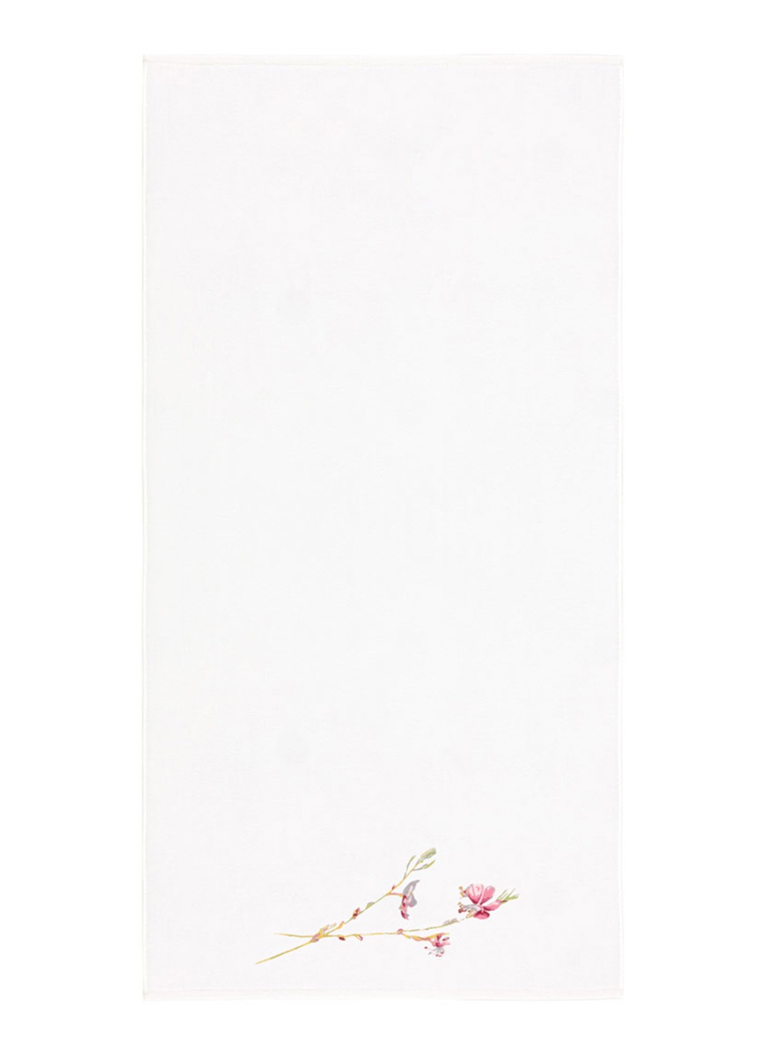 Yves Delorme Gaura badhanddoek - 70 x 40 cm - voorkant 2 wit