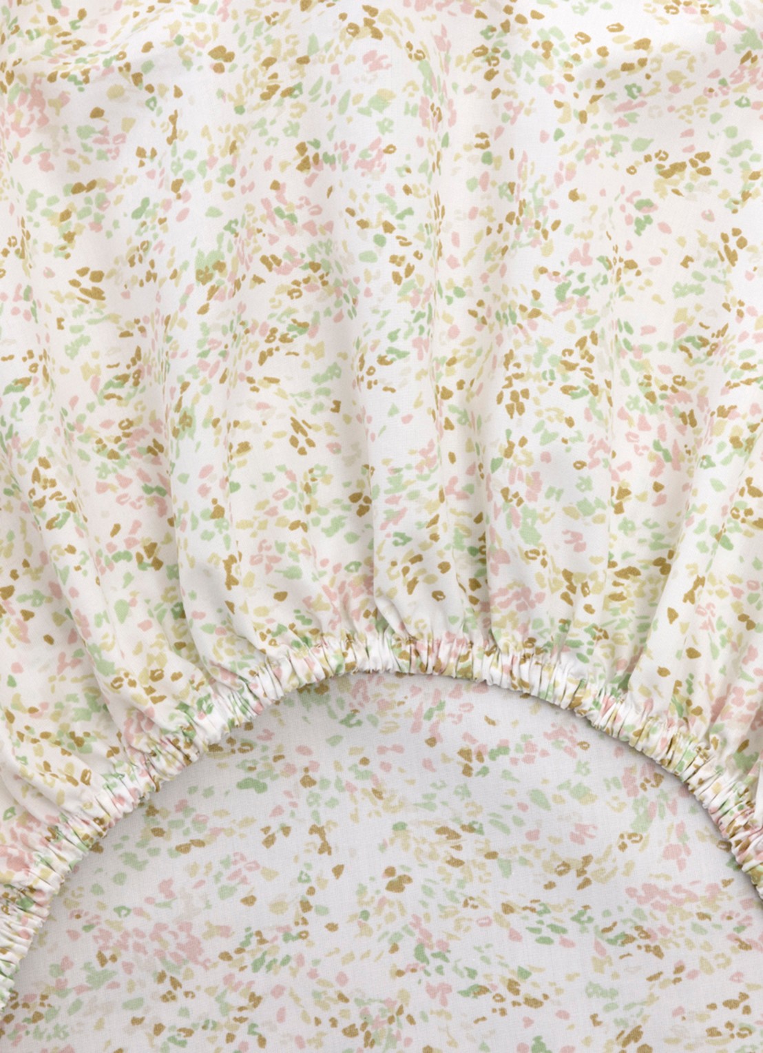 Yves Delorme Gaura hoeslaken, hoekhoogte 40 cm - voorkant 5 wit