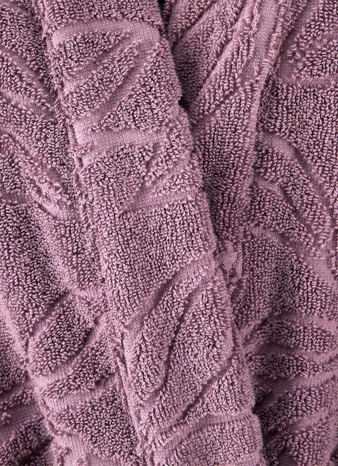 Yves Delorme Givre badjas - detail paars