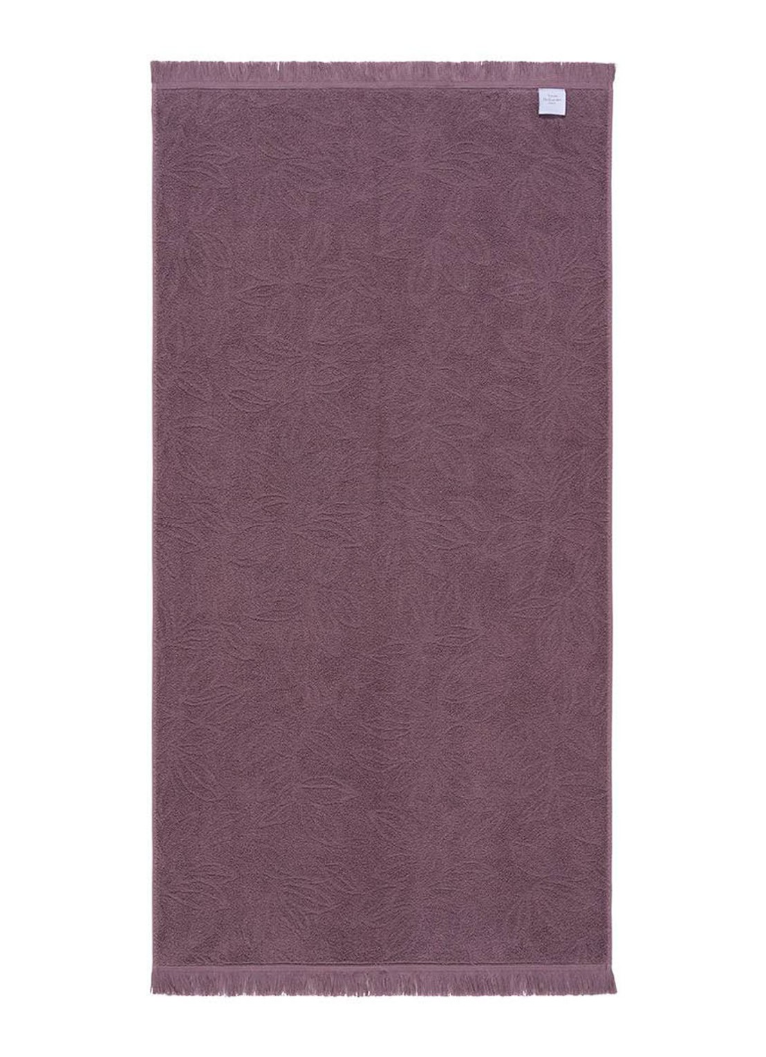 Yves Delorme Givre badlaken - 530 g/m 70 x 140 cm - voorkant 2 paars