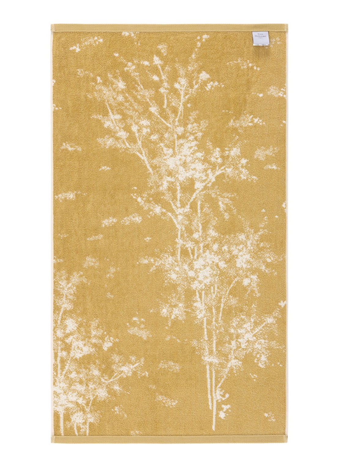 Yves Delorme Legende badhanddoek 55 x 100 cm - voorkant 3 okergeel