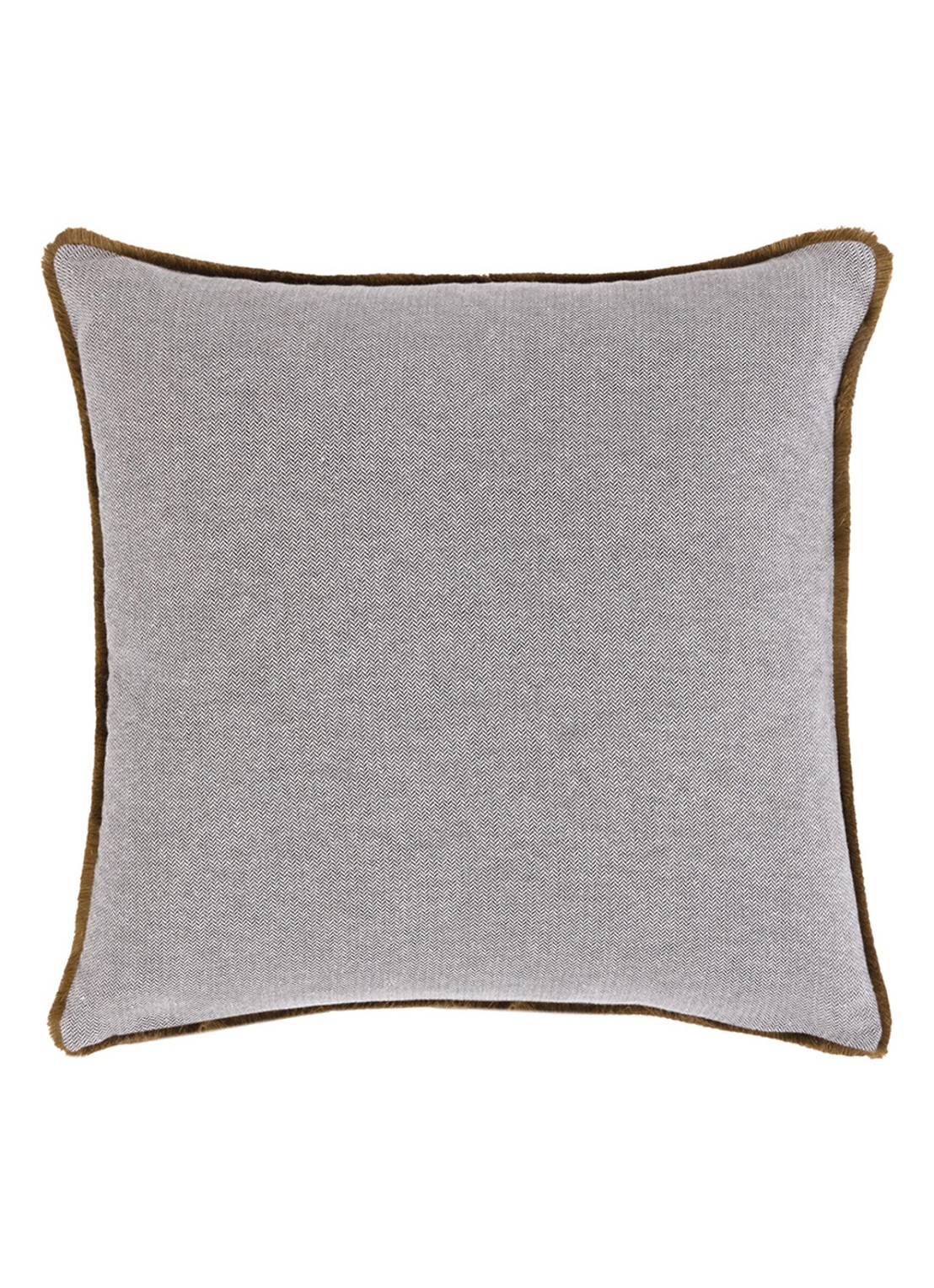Yves Delorme Lemurien sierkussenhoes 45 x 45 cm - voorkant 2 gebroken wit