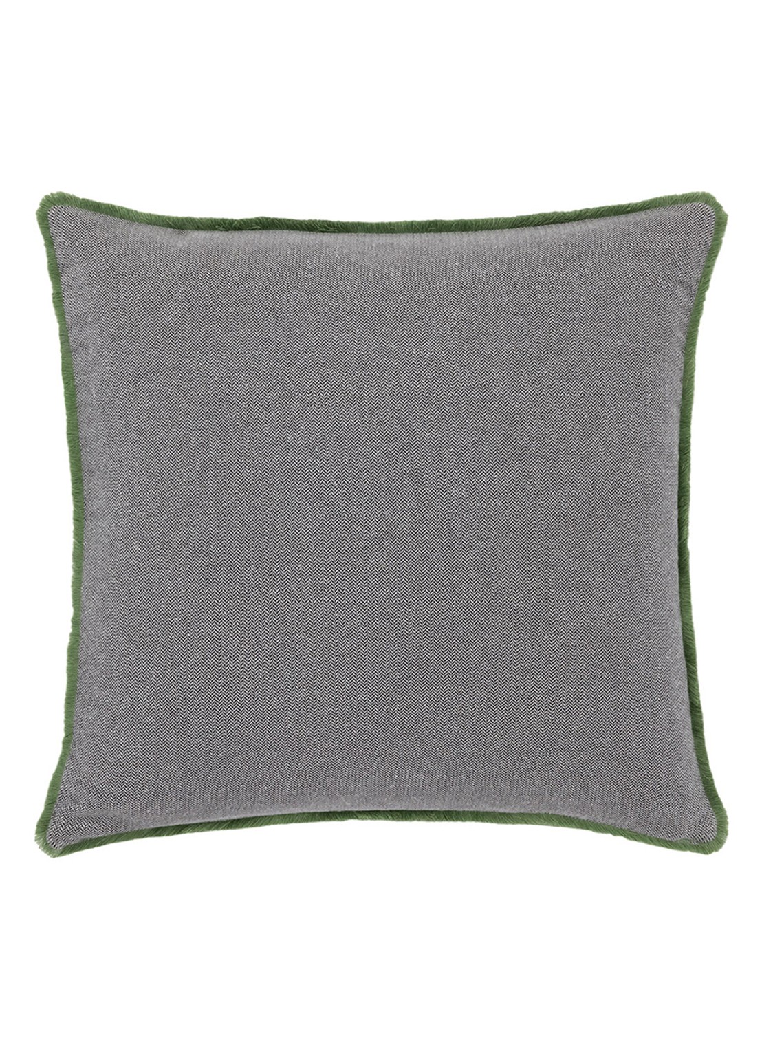 Yves Delorme Lemurien sierkussenhoes 45 x 45 cm - voorkant 3 donkerblauw