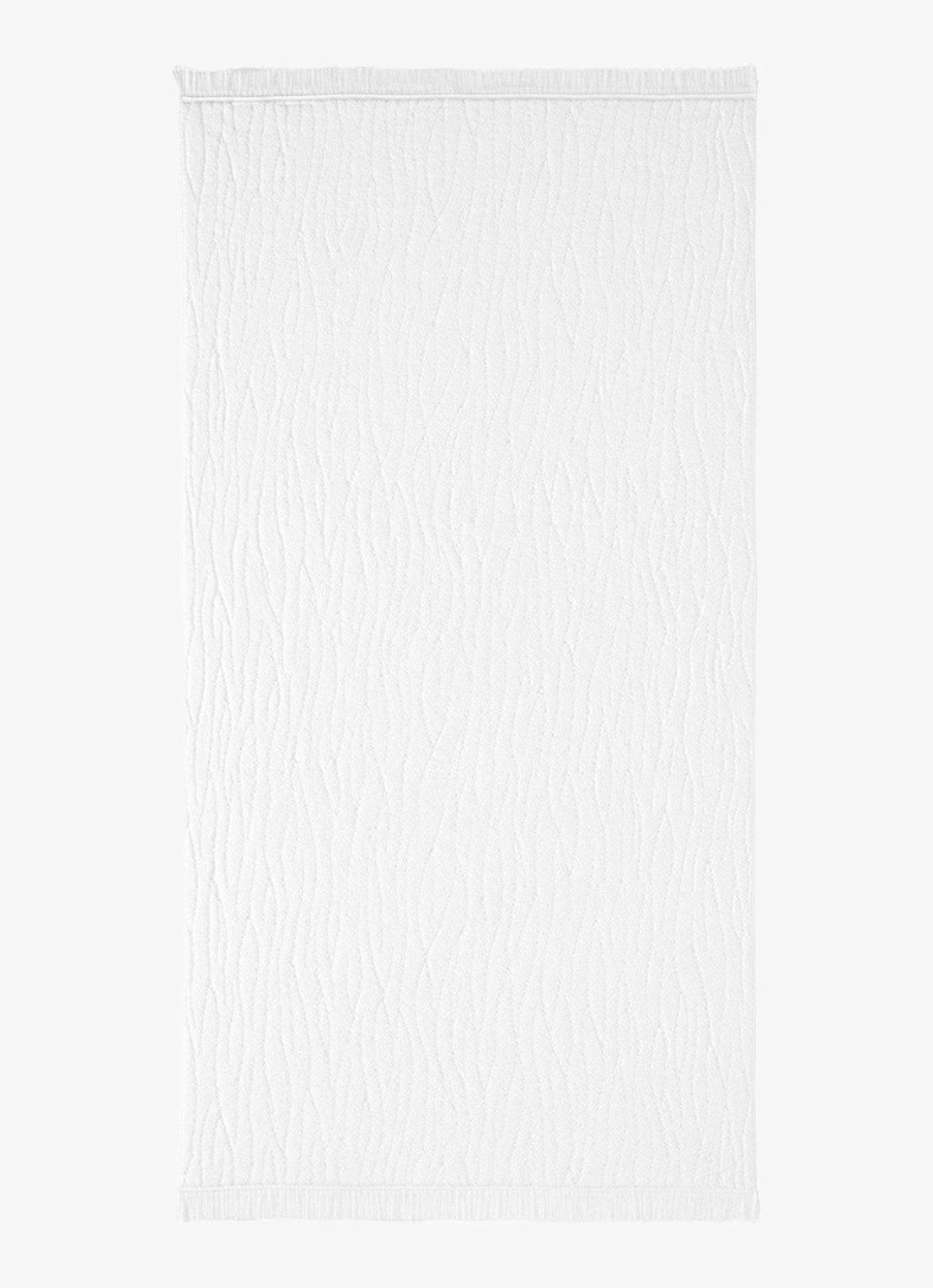 Yves Delorme Luciole badlaken - 530 gr/m2 - 70 x 140 cm - voorkant wit