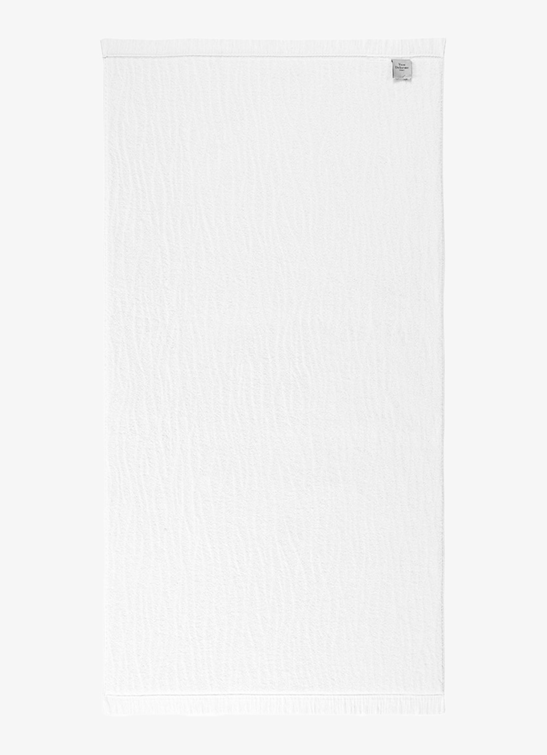 Yves Delorme Luciole badlaken - 530 gr/m2 - 70 x 140 cm - voorkant 2 wit
