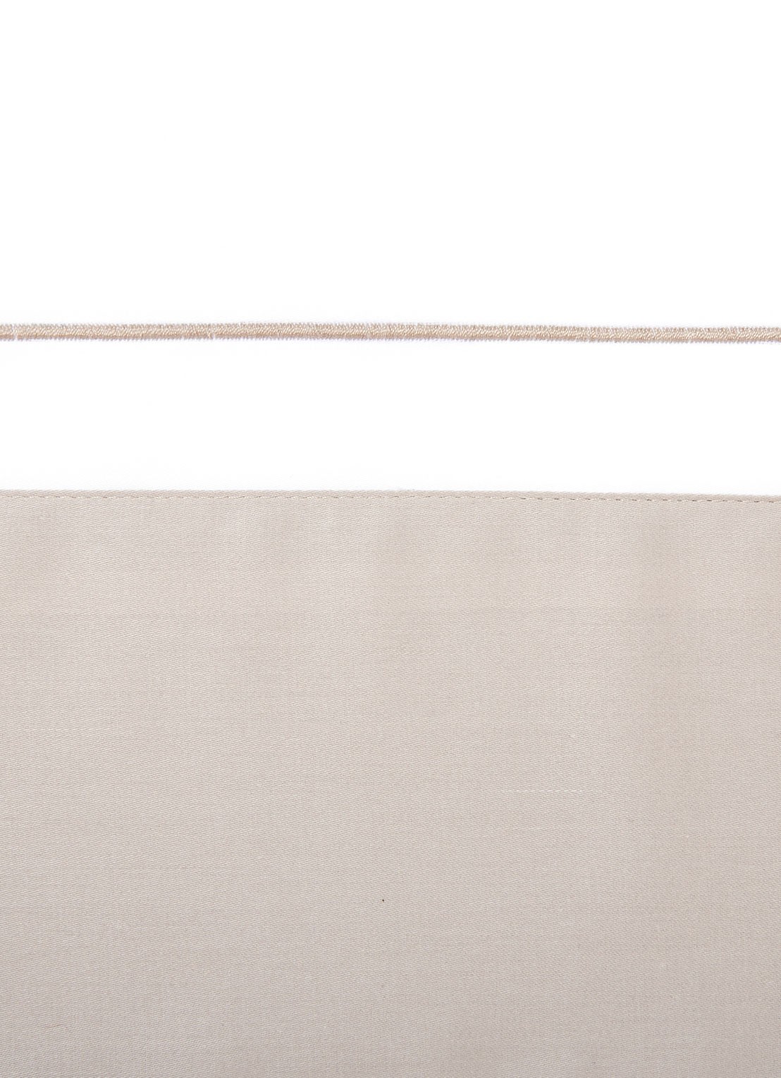 Yves Delorme Lutece laken van katoensatijn 300TC - voorkant 2 beige
