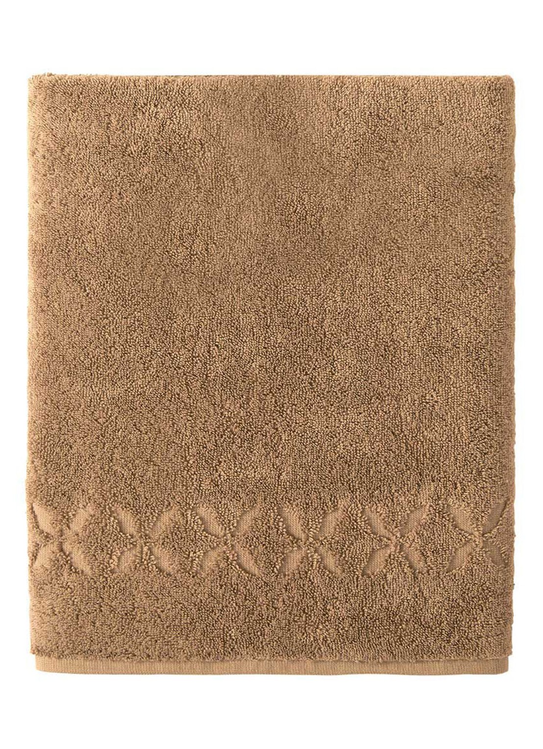 Yves Delorme Nature Amande badlaken - 550 gr/m2 - 70 x 140 cm - detail 2 camel