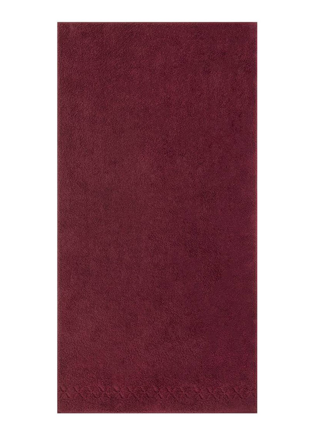 Yves Delorme Nature Amande badlaken - 550 gr/m2 - 70 x 140 cm - voorkant 5 aubergine