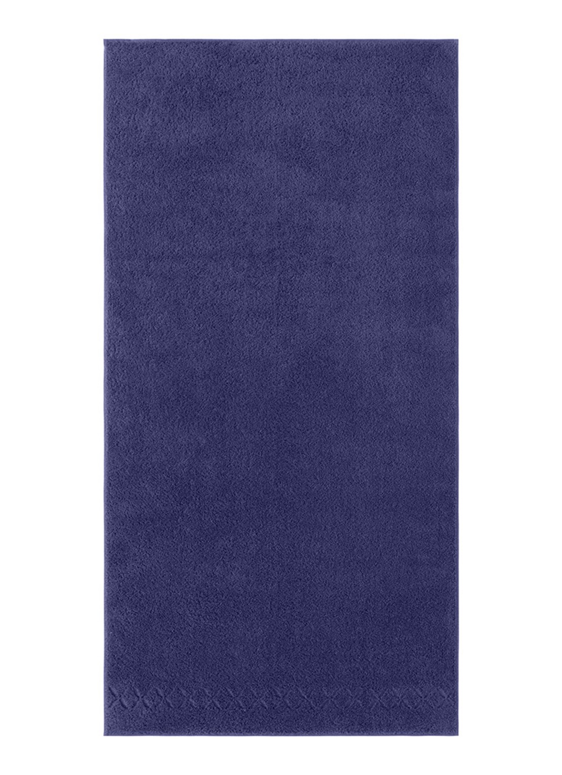 Yves Delorme Nature Amande badlaken - 550 gr/m2 - 70 x 140 cm - voorkant 2 blauw