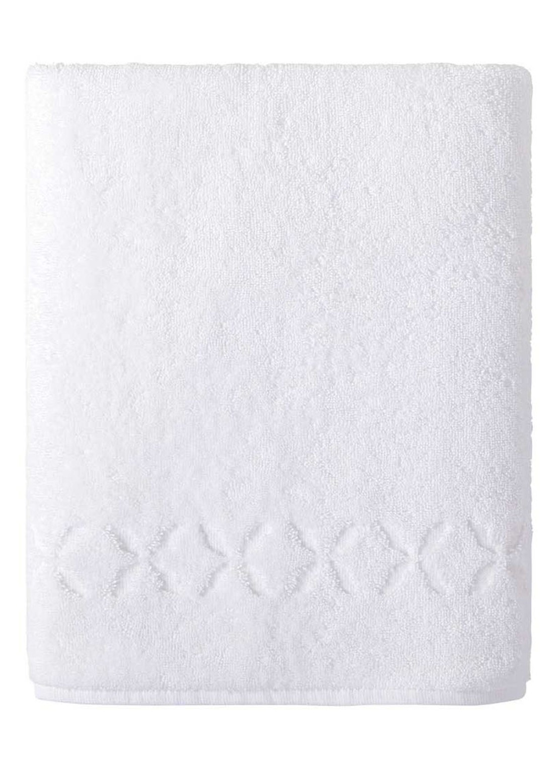 Yves Delorme Nature Amande badlaken - 550 gr/m2 - 90 x 160 cm  - detail 2 wit