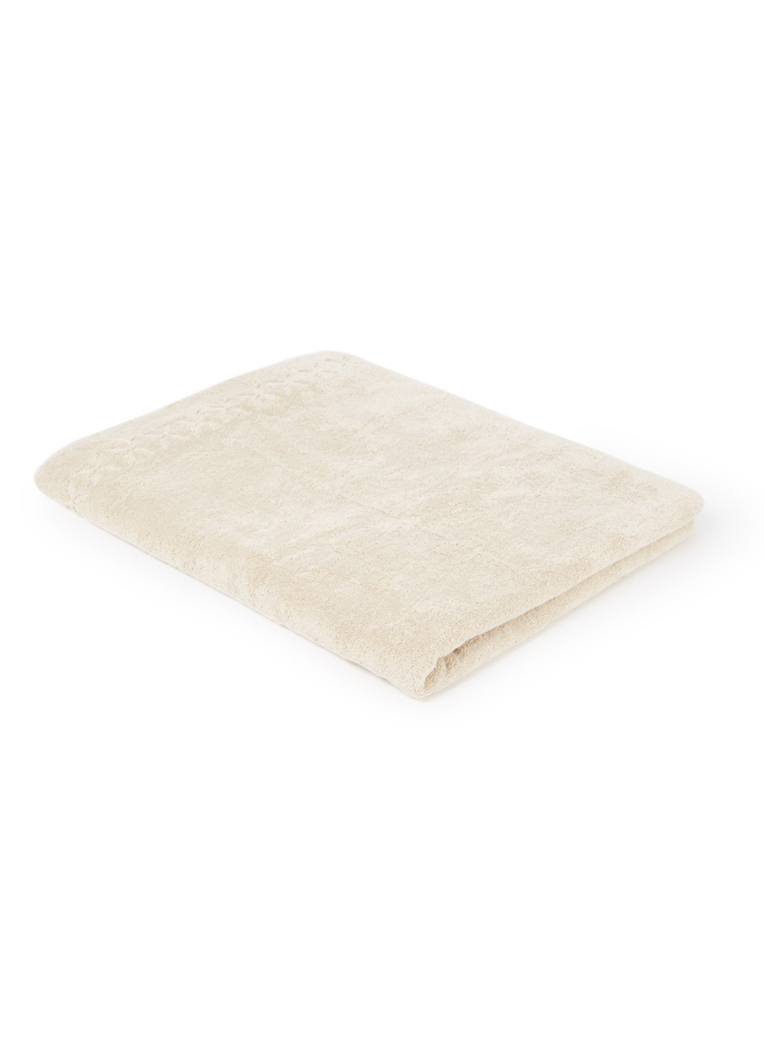 Yves Delorme Nature Amande badlaken - 550 gr/m2 - 90 x 160 cm  - voorkant 2 beige