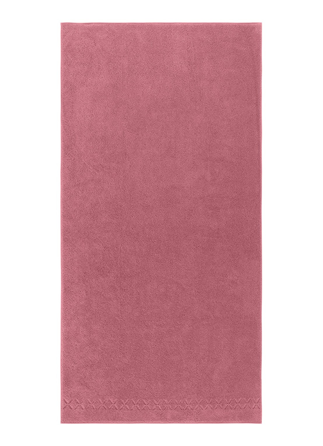 Yves Delorme Nature Amande badlaken - 550 gr/m2 - 90 x 160 cm  - voorkant 3 roze