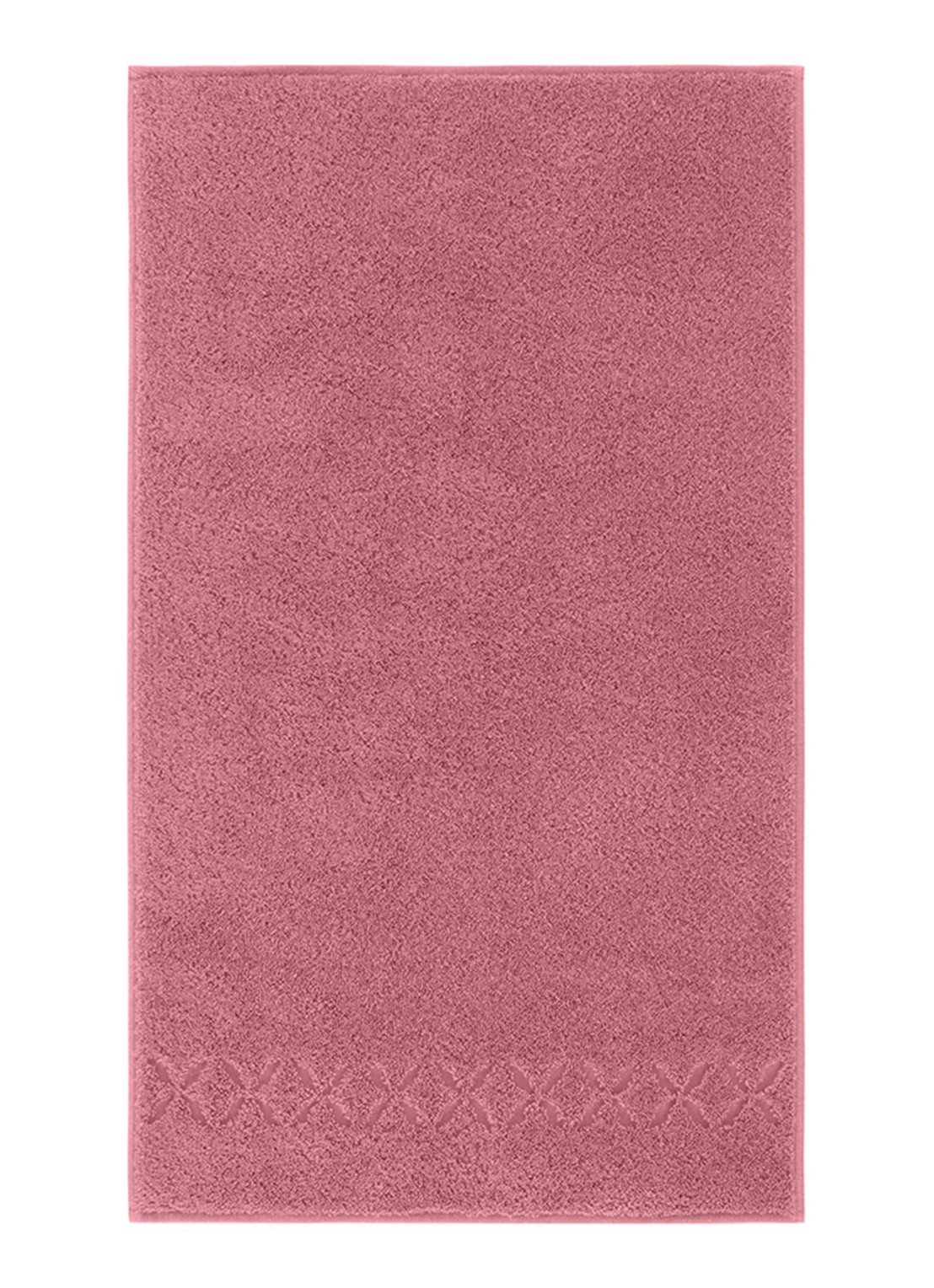 Yves Delorme Nature Amande gastendoek - 550 gr/m2 - voorkant 2 roze