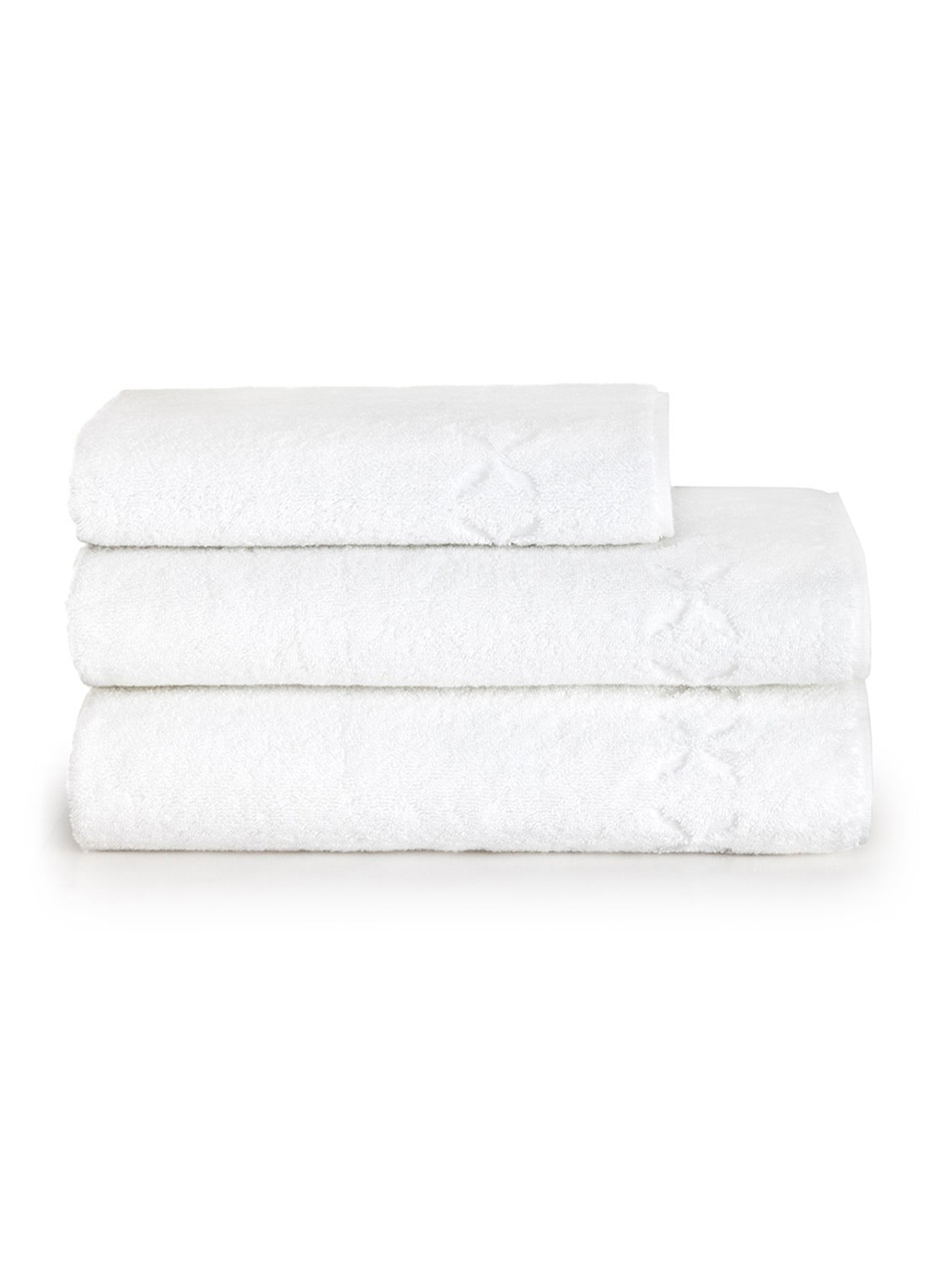 Yves Delorme Nature Amande washand - 550 gr/m2 - 33 x 33 cm - voorkant 3 wit