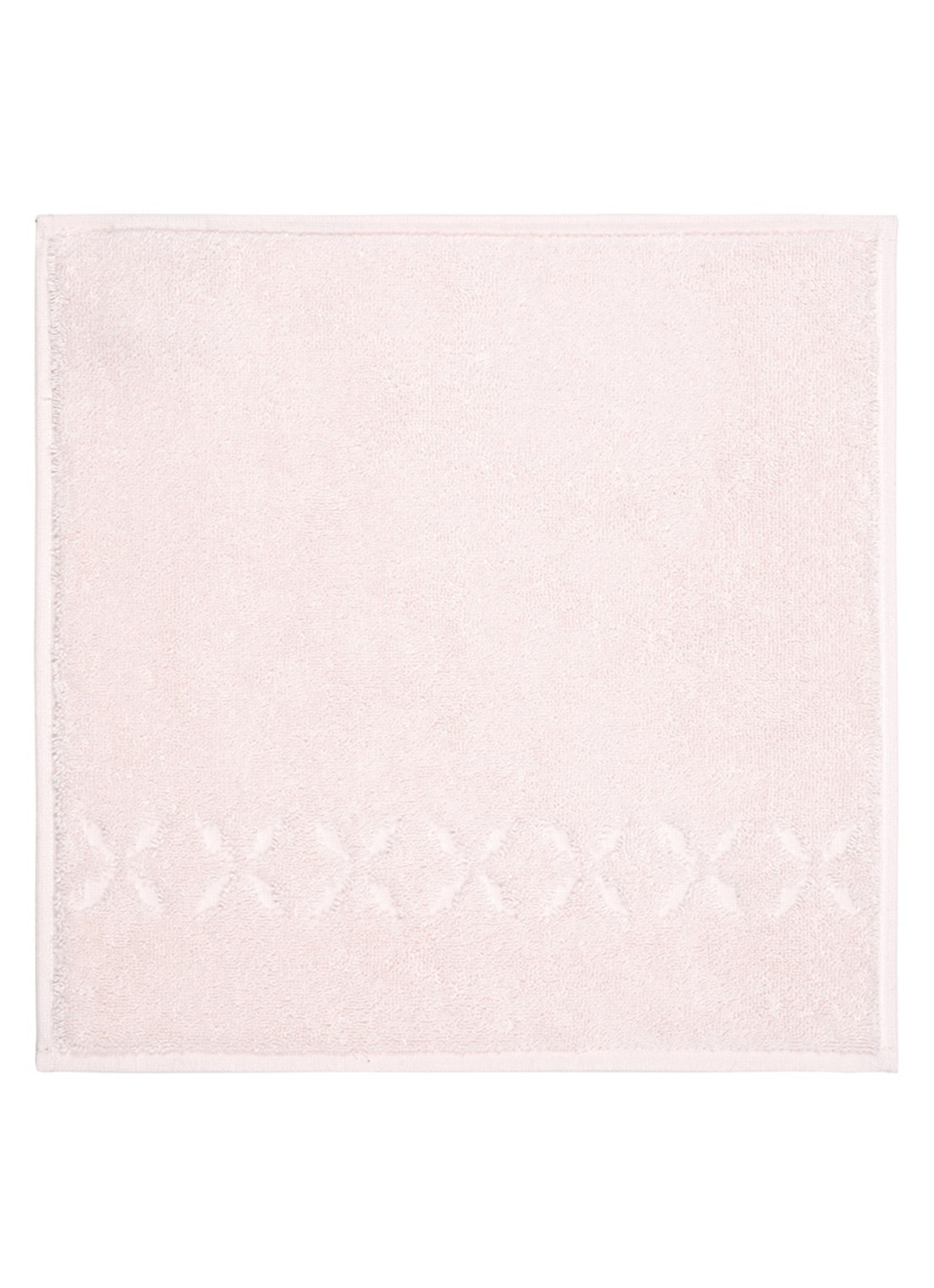 Yves Delorme Nature Amande washand - 550 gr/m2 - 33 x 33 cm - voorkant lichtroze