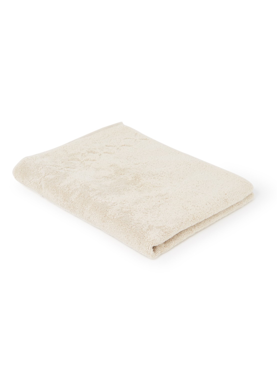 Yves Delorme Nature badhanddoek - 550 gr/m2 - 55 x 100 cm  - voorkant beige