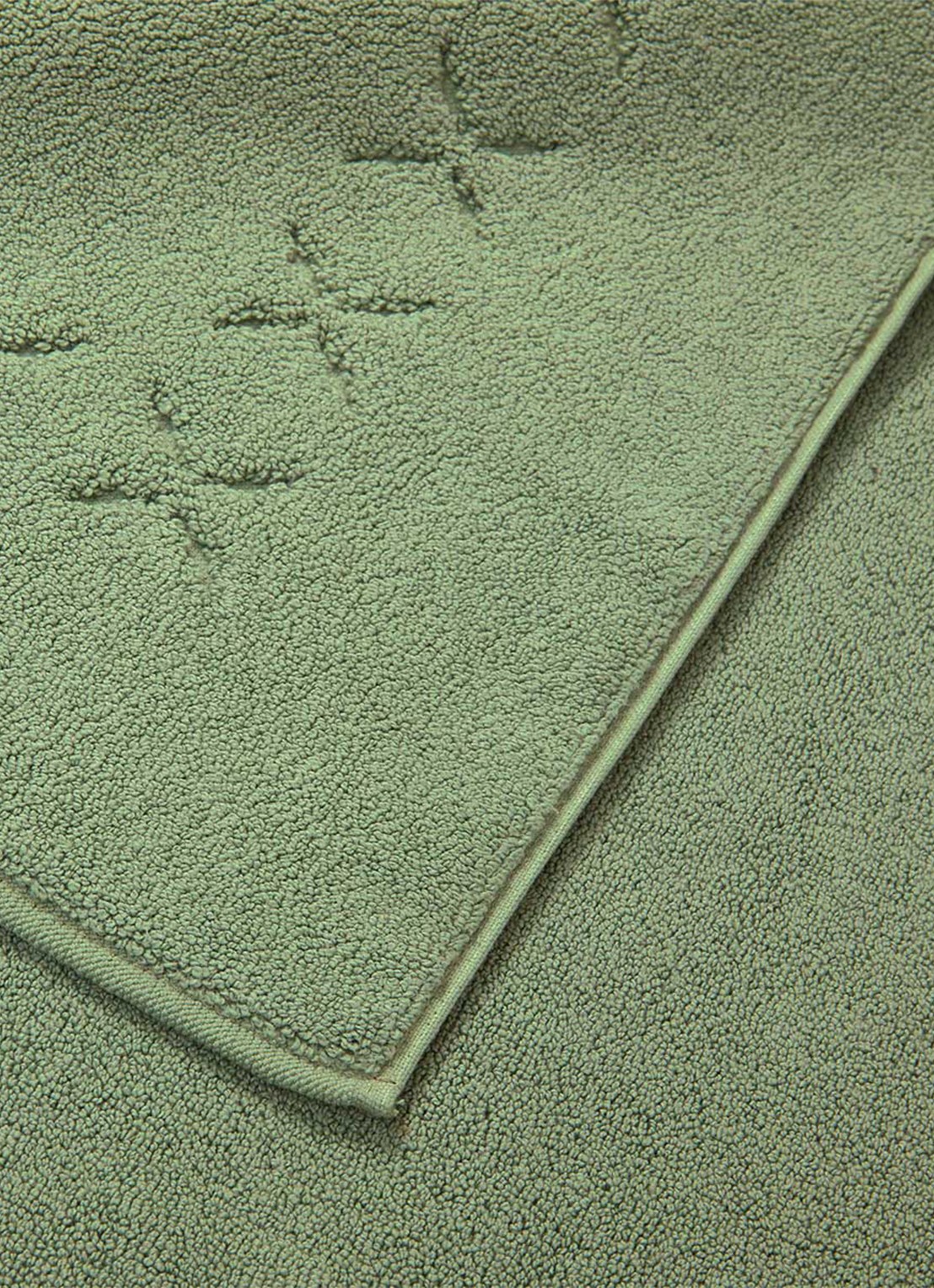 Yves Delorme Nature badmat 55 x 90 cm - voorkant 3 groen