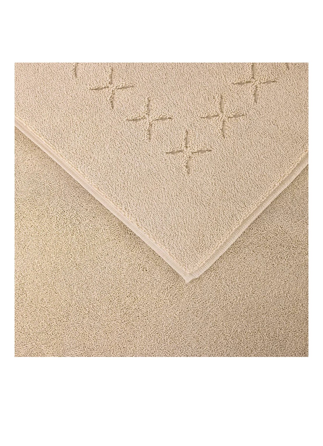 Yves Delorme Nature badmat 55 x 90 cm - achterkant grijs