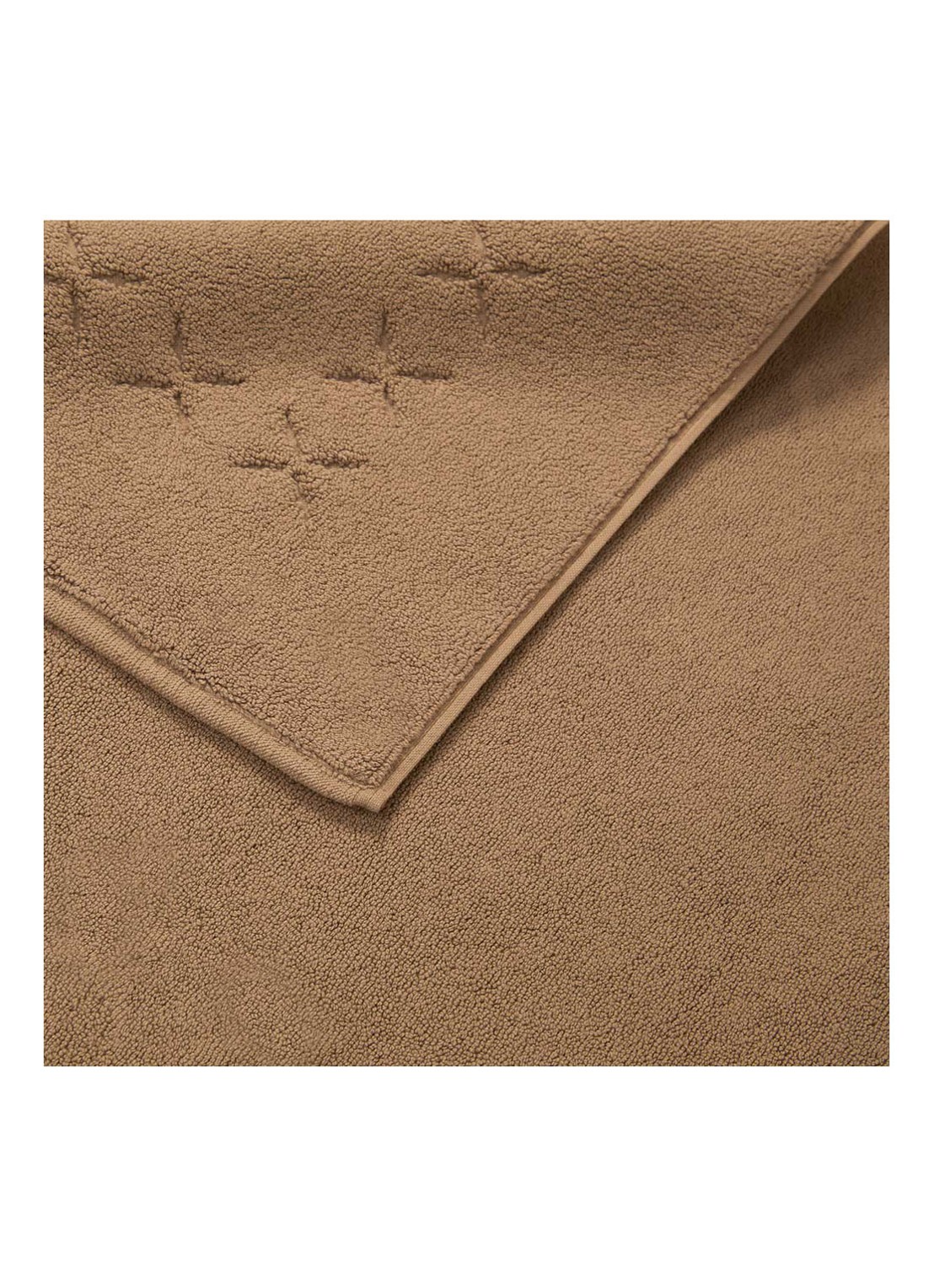 Yves Delorme Nature badmat 55 x 90 cm - detail camel