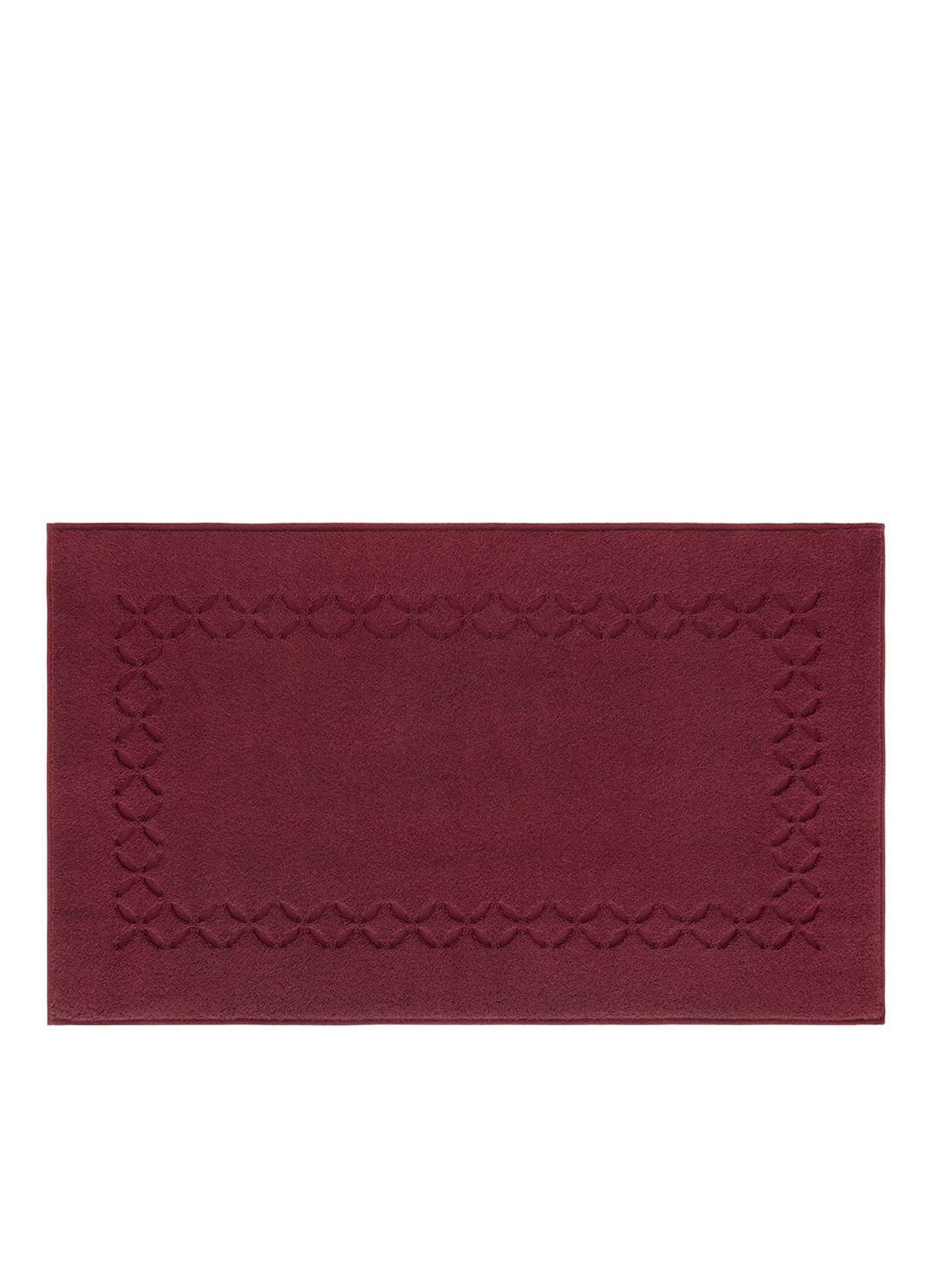 Yves Delorme Nature badmat 55 x 90 cm - voorkant 2 aubergine