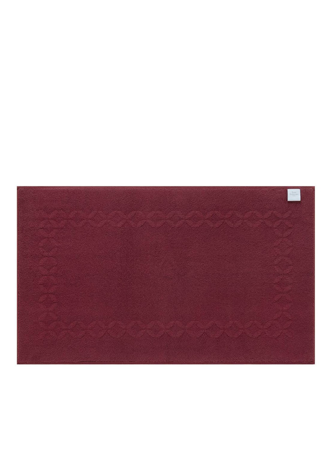 Yves Delorme Nature badmat 55 x 90 cm - voorkant 3 aubergine