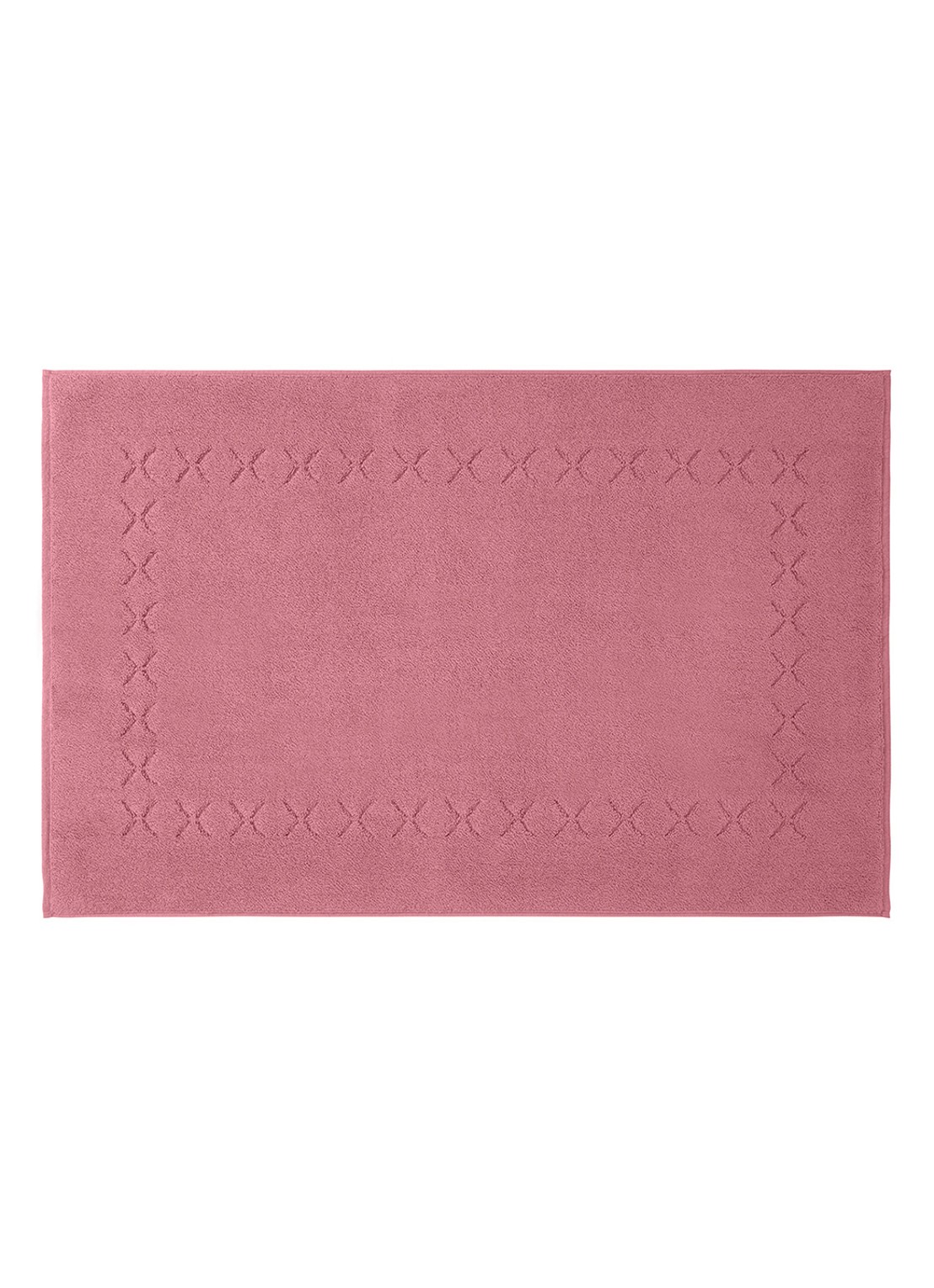 Yves Delorme Nature badmat 55 x 90 cm - voorkant roze