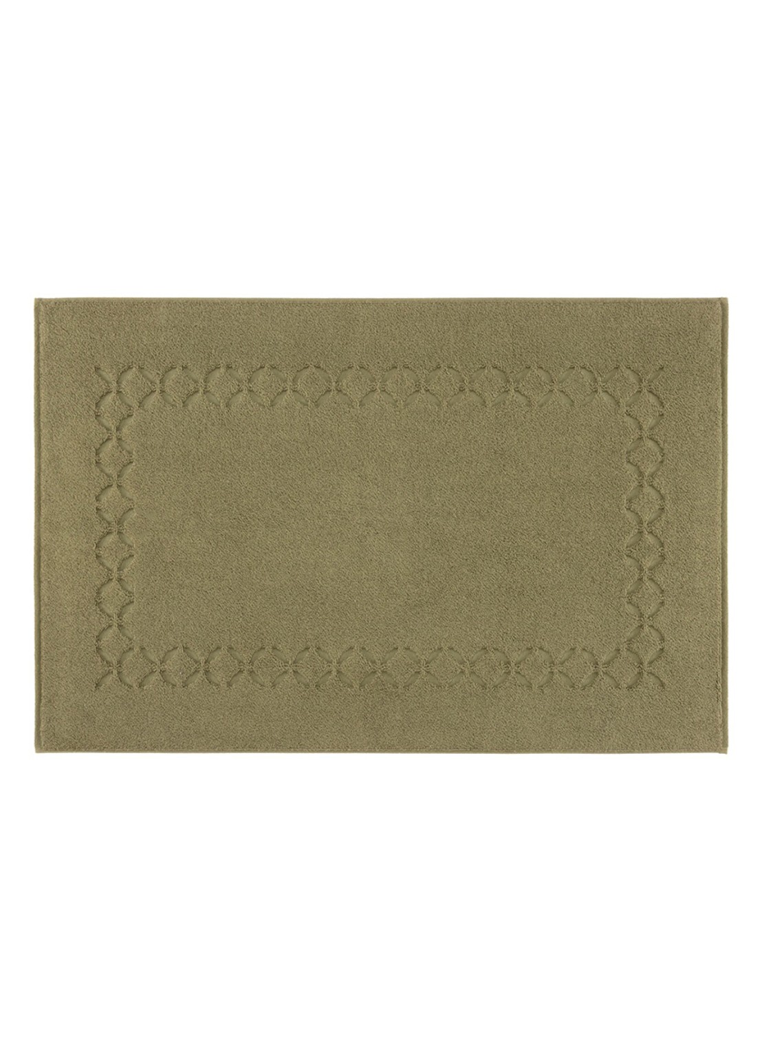 Yves Delorme Nature badmat 55 x 90 cm - voorkant khaki