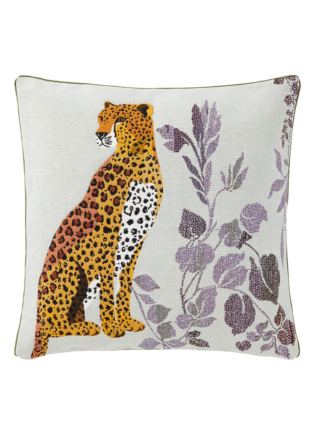 Yves Delorme Ophelia sierkussenhoes 45 x 45 cm - voorkant 3 creme