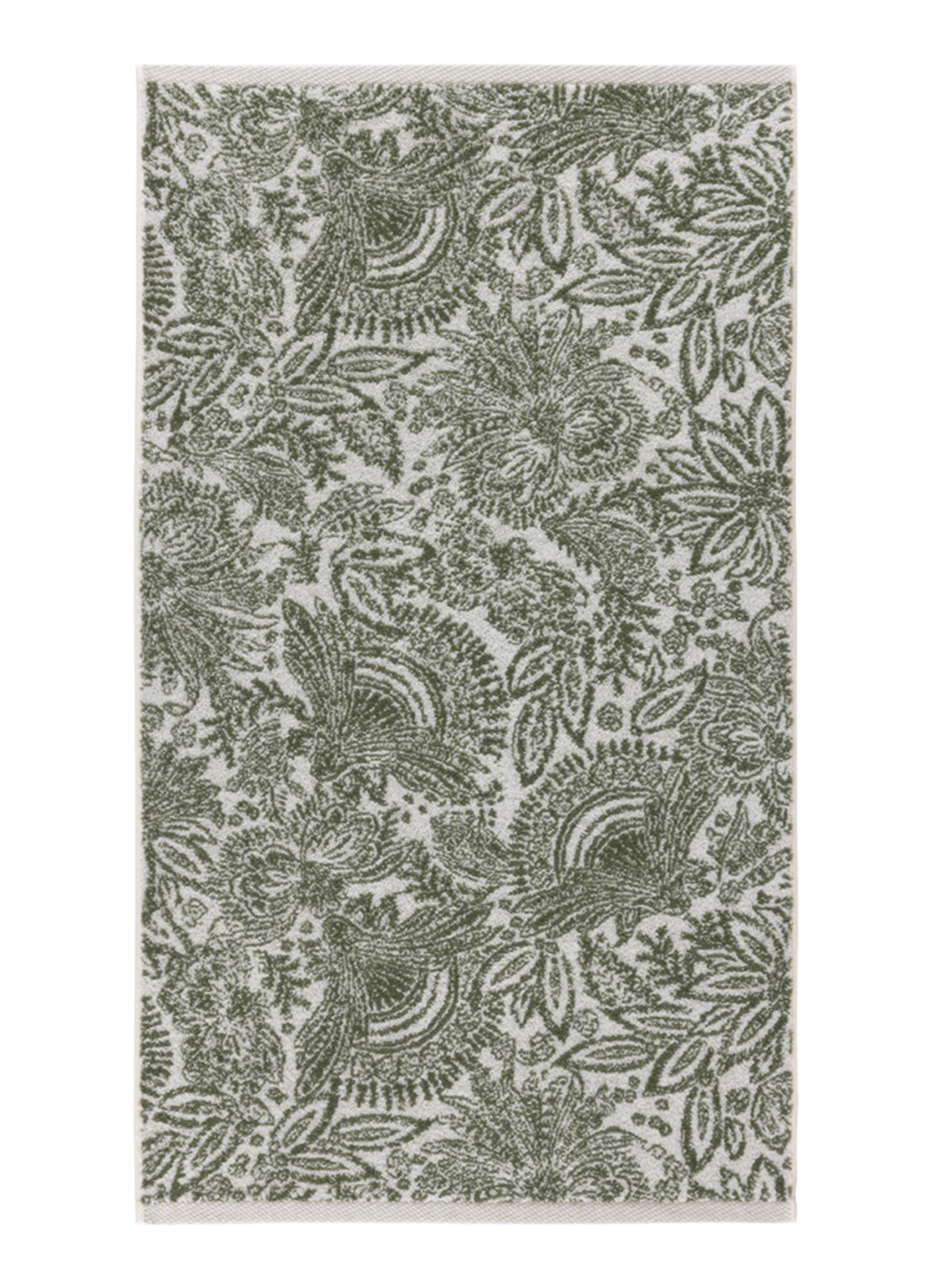 Yves Delorme Patio badlaken - 90 x 150 cm - voorkant 2 mosgroen