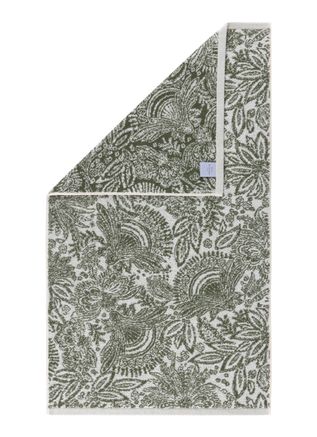 Yves Delorme Patio badlaken - 90 x 150 cm - voorkant 3 mosgroen